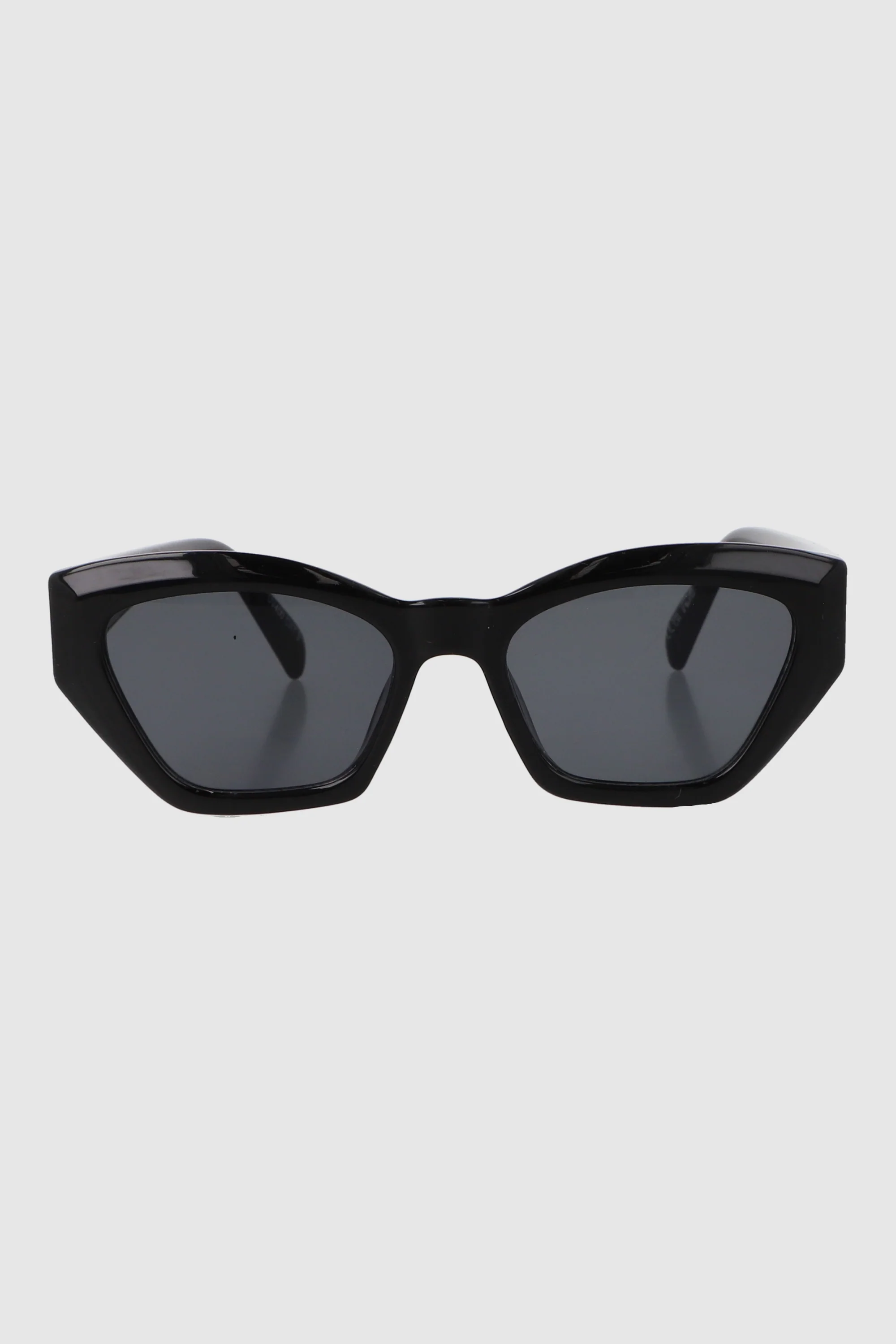 Lente wayfarer geometrico traslucido