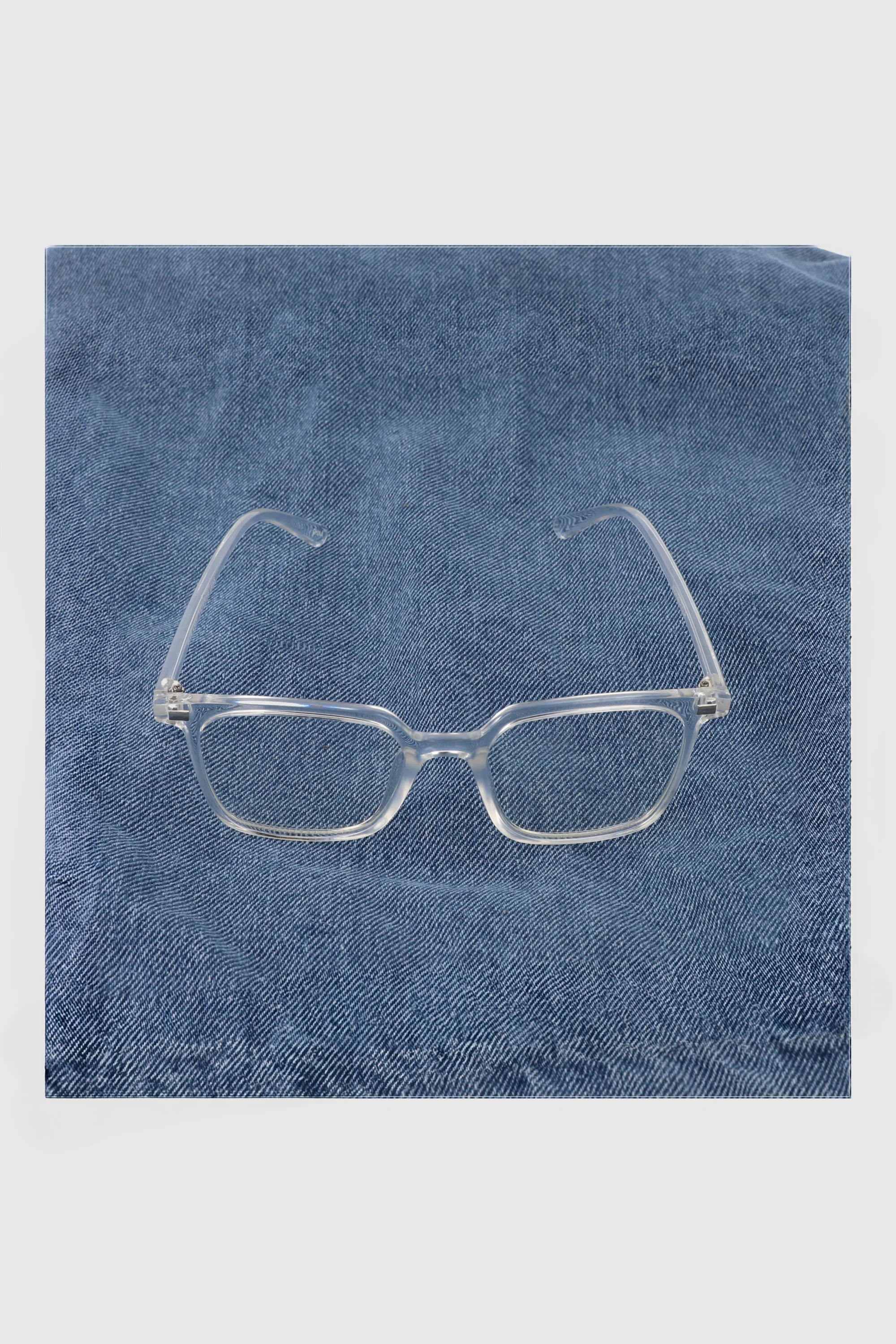 Lentes oversize marco acetato luz azul - Image 2