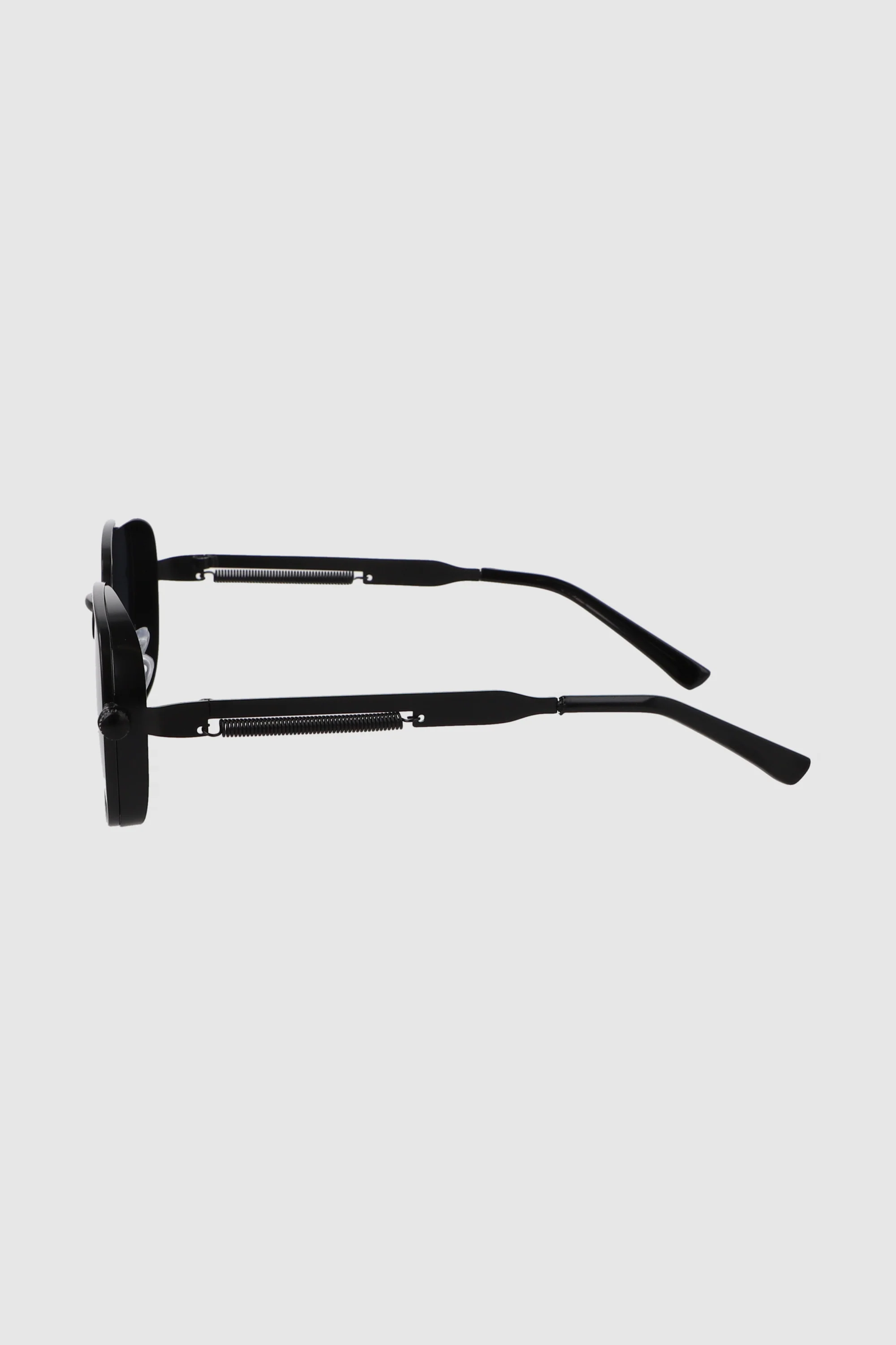 Lentes cuadrados armazón ancho metal - Image 3