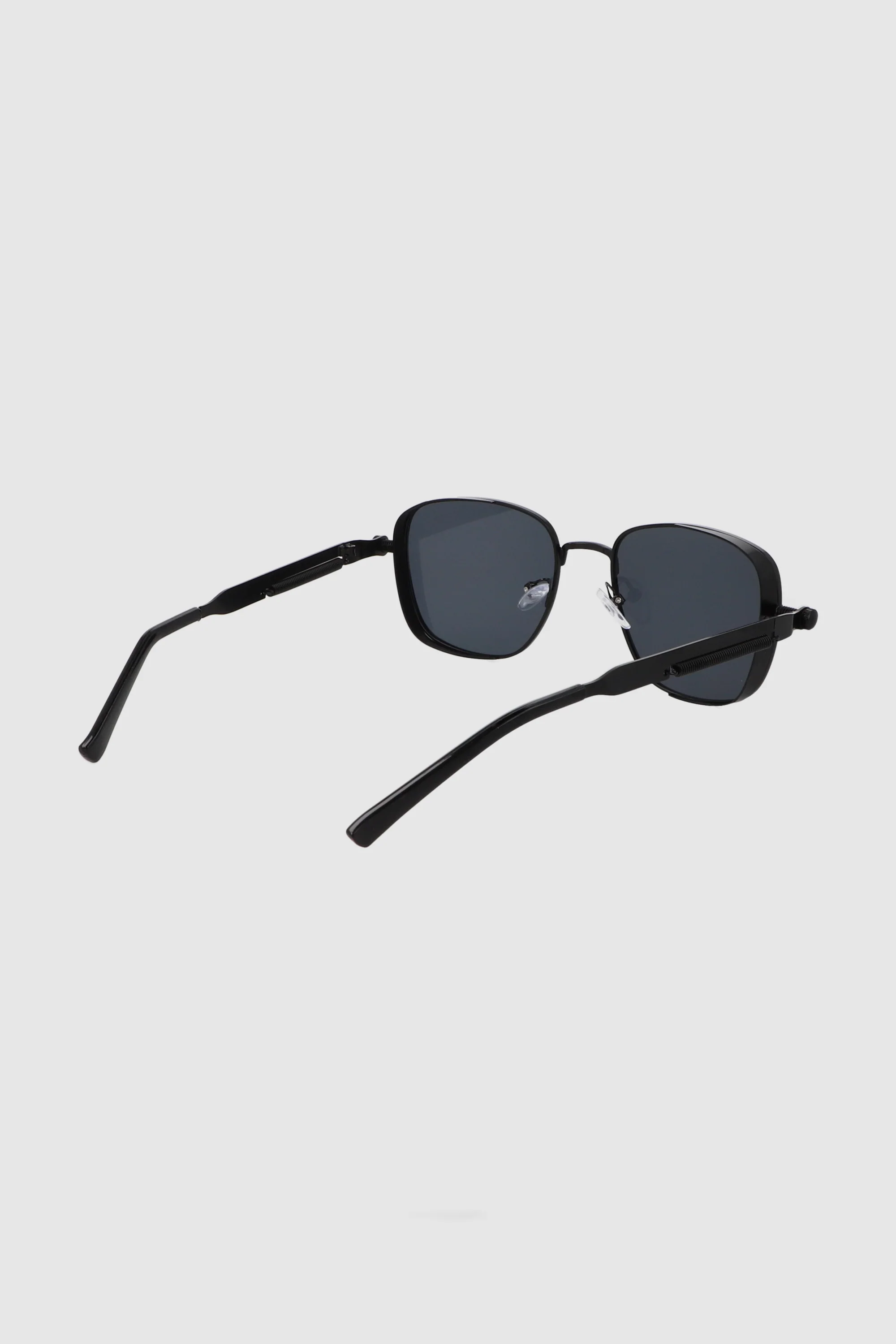 Lentes cuadrados armazón ancho metal - Image 4