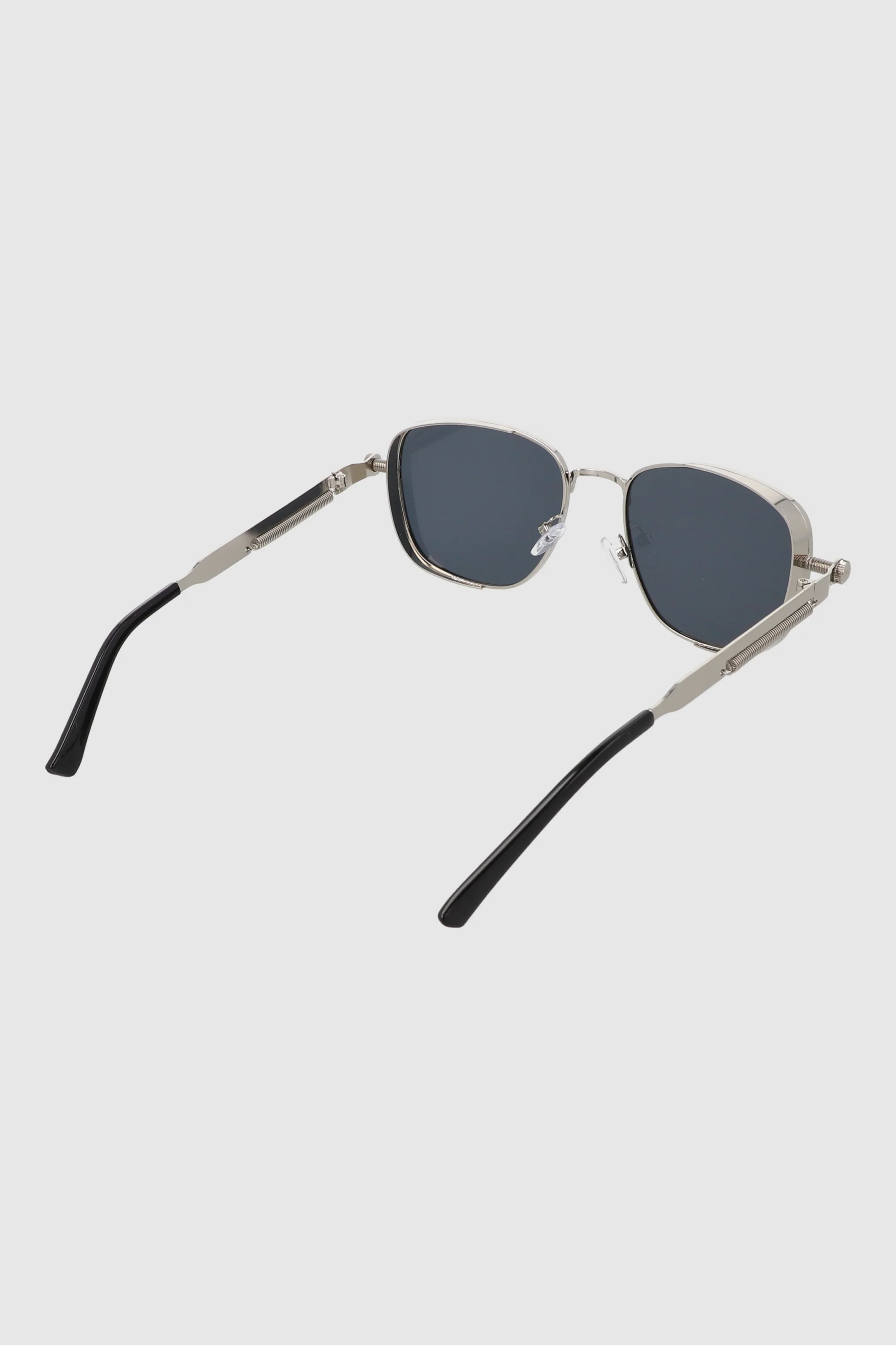Lentes cuadrados armazón ancho metal - Image 4