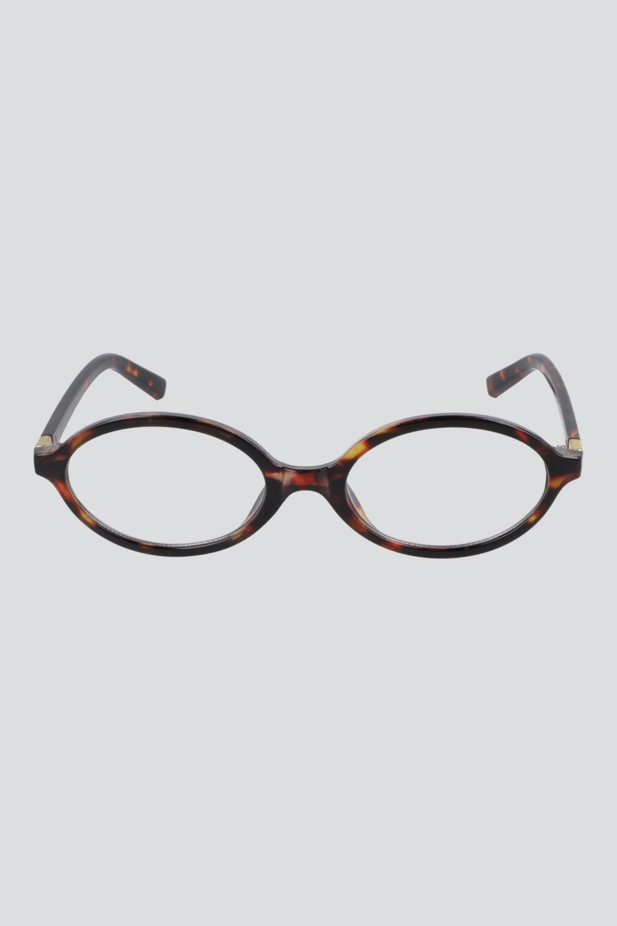 Lentes ovalados marco acetato luz azul