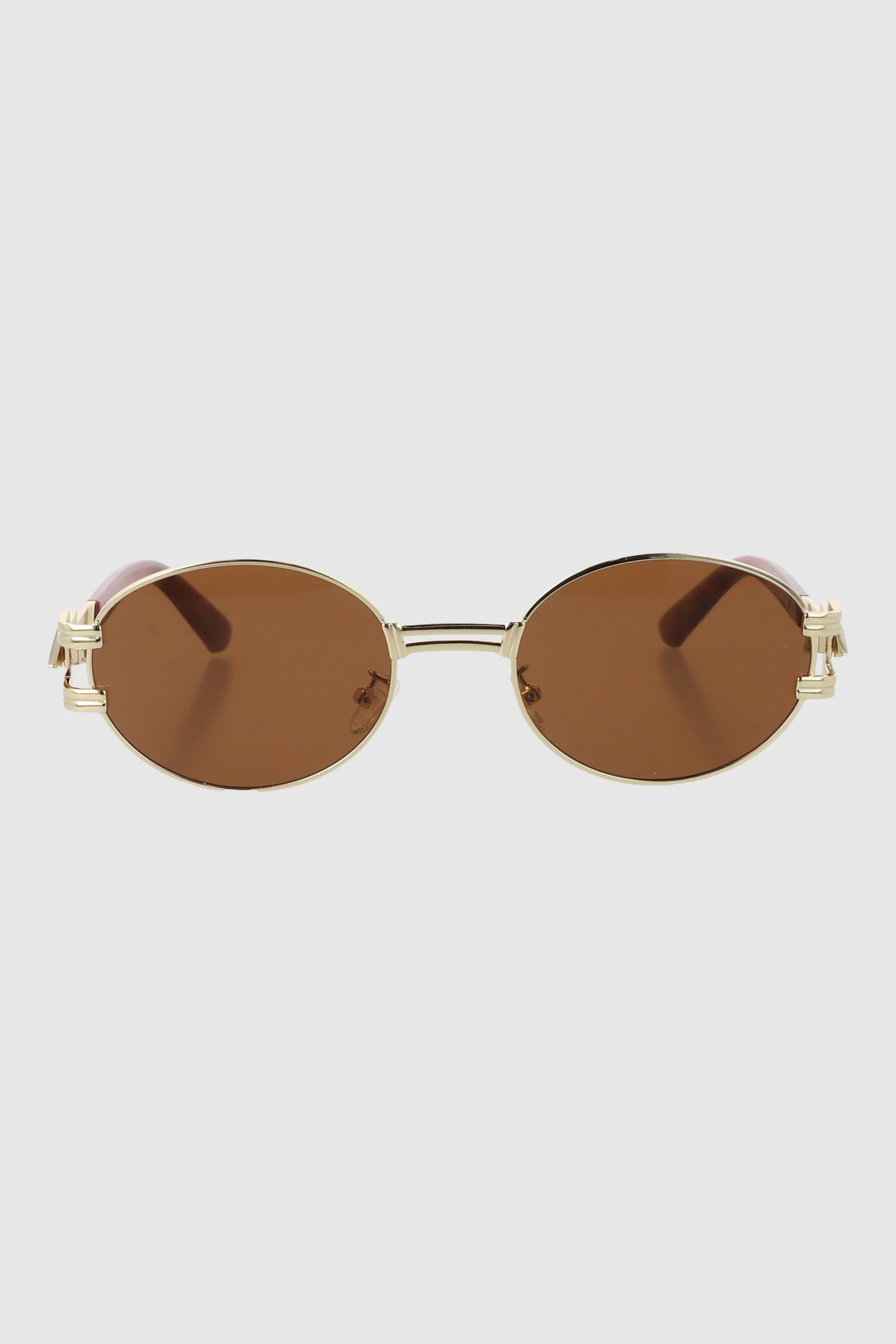 Lentes ovalo detale metal