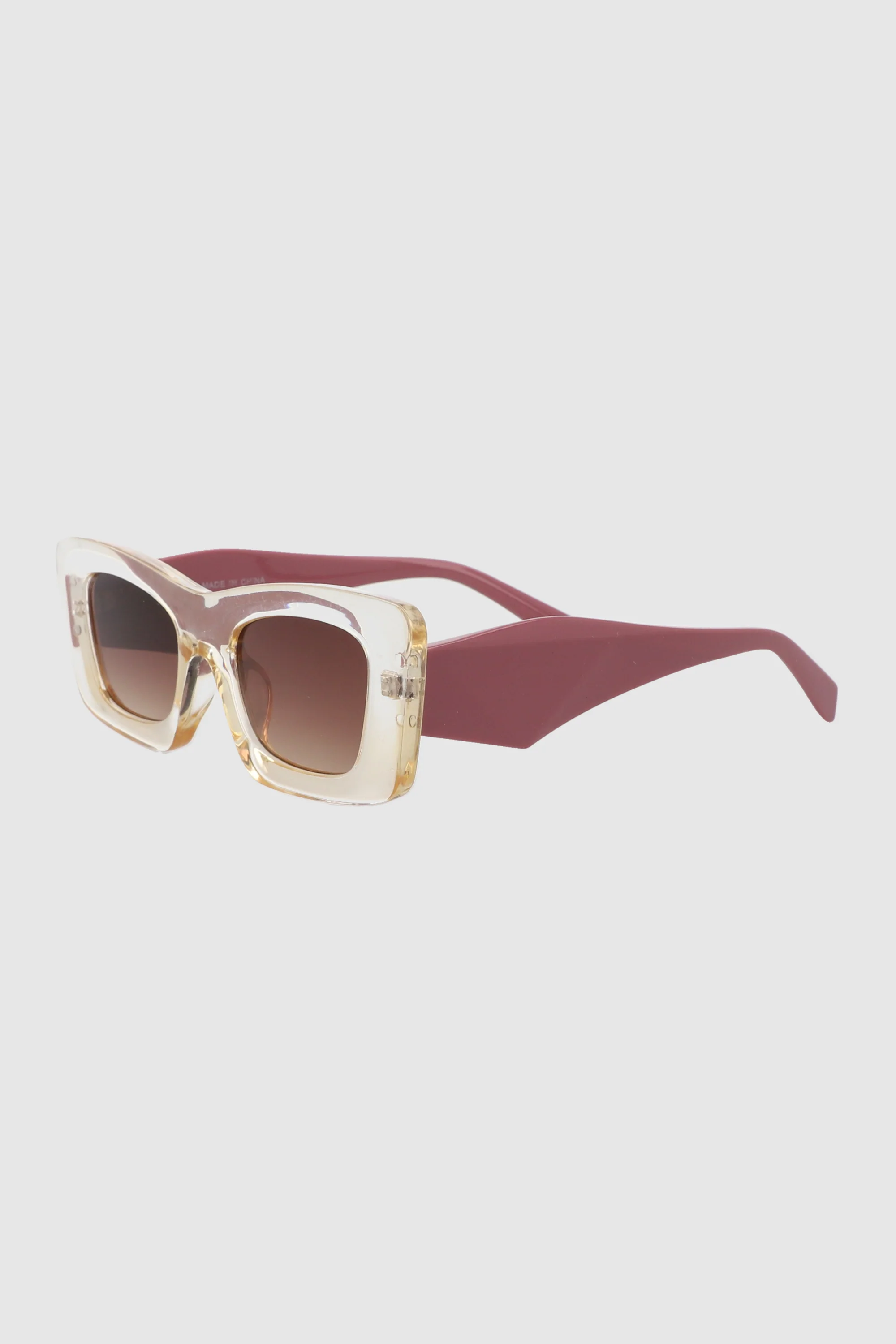 Lentes rectangulo cateye oversize - Image 2