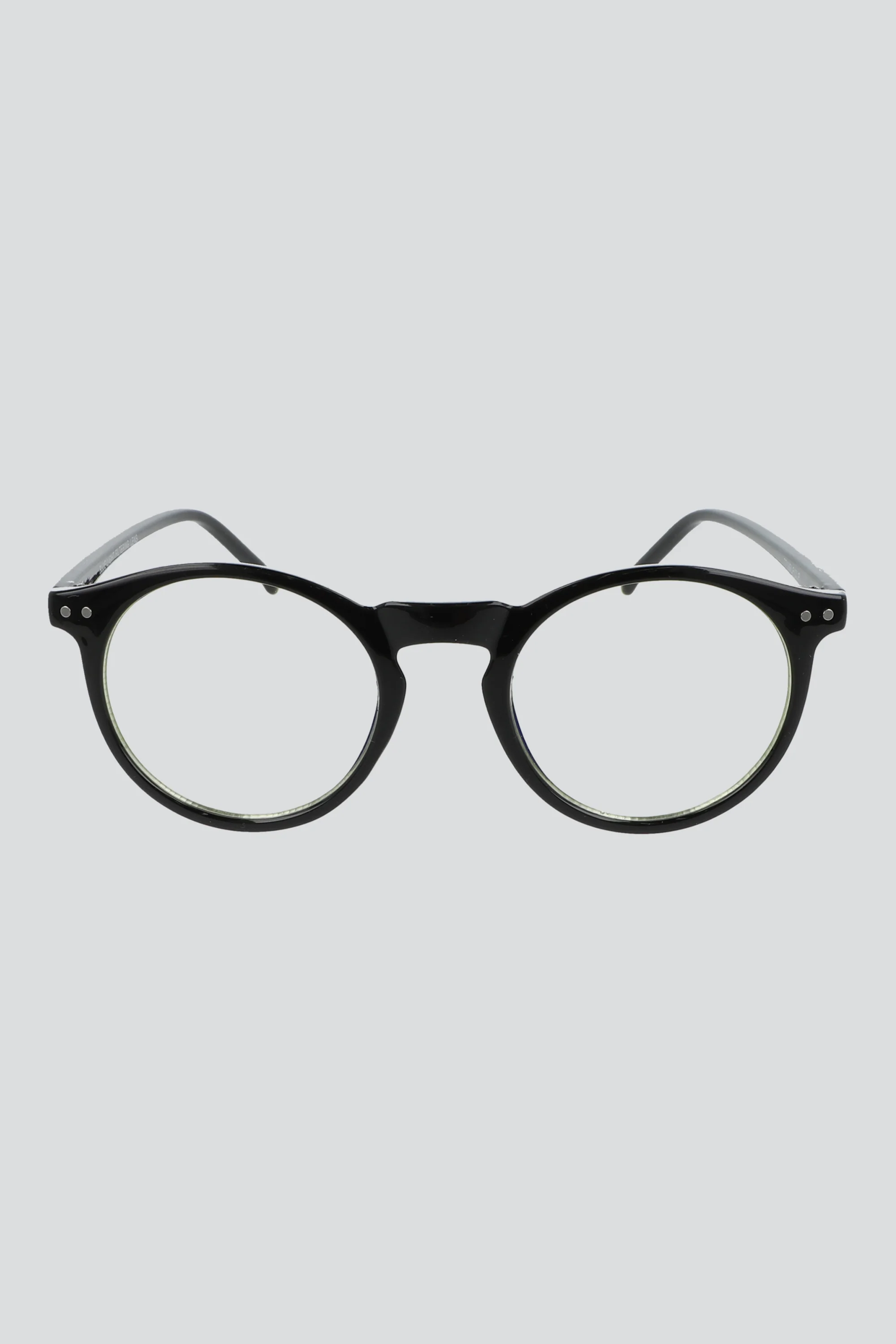 Lentes redondos marco acetato luz azul