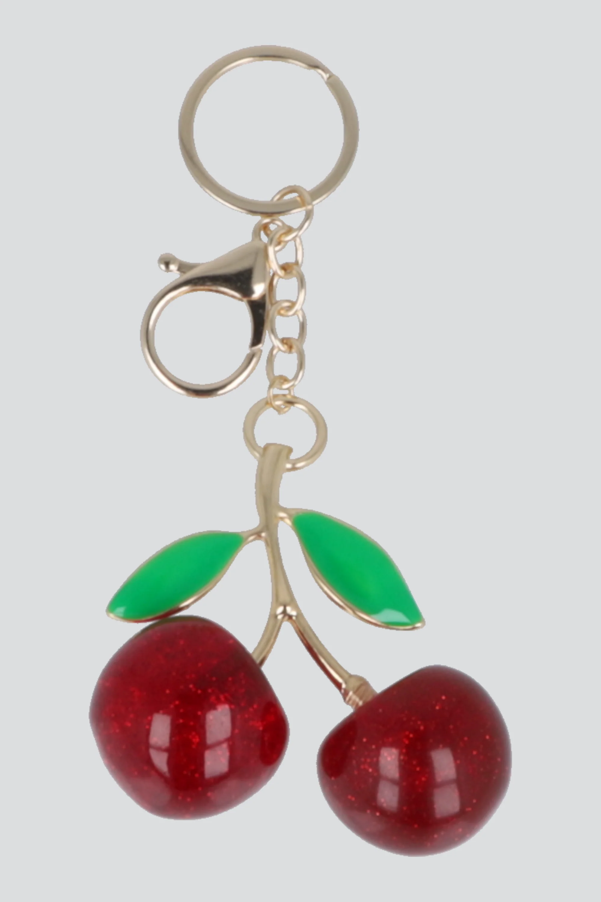 Llavero cerezas metal