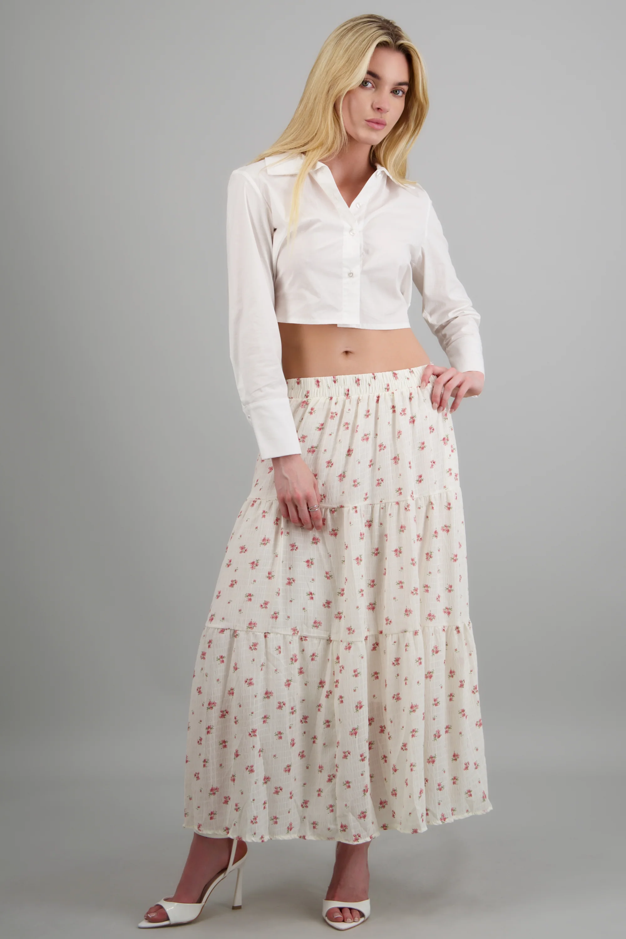 Maxi falda flores minis - Image 3