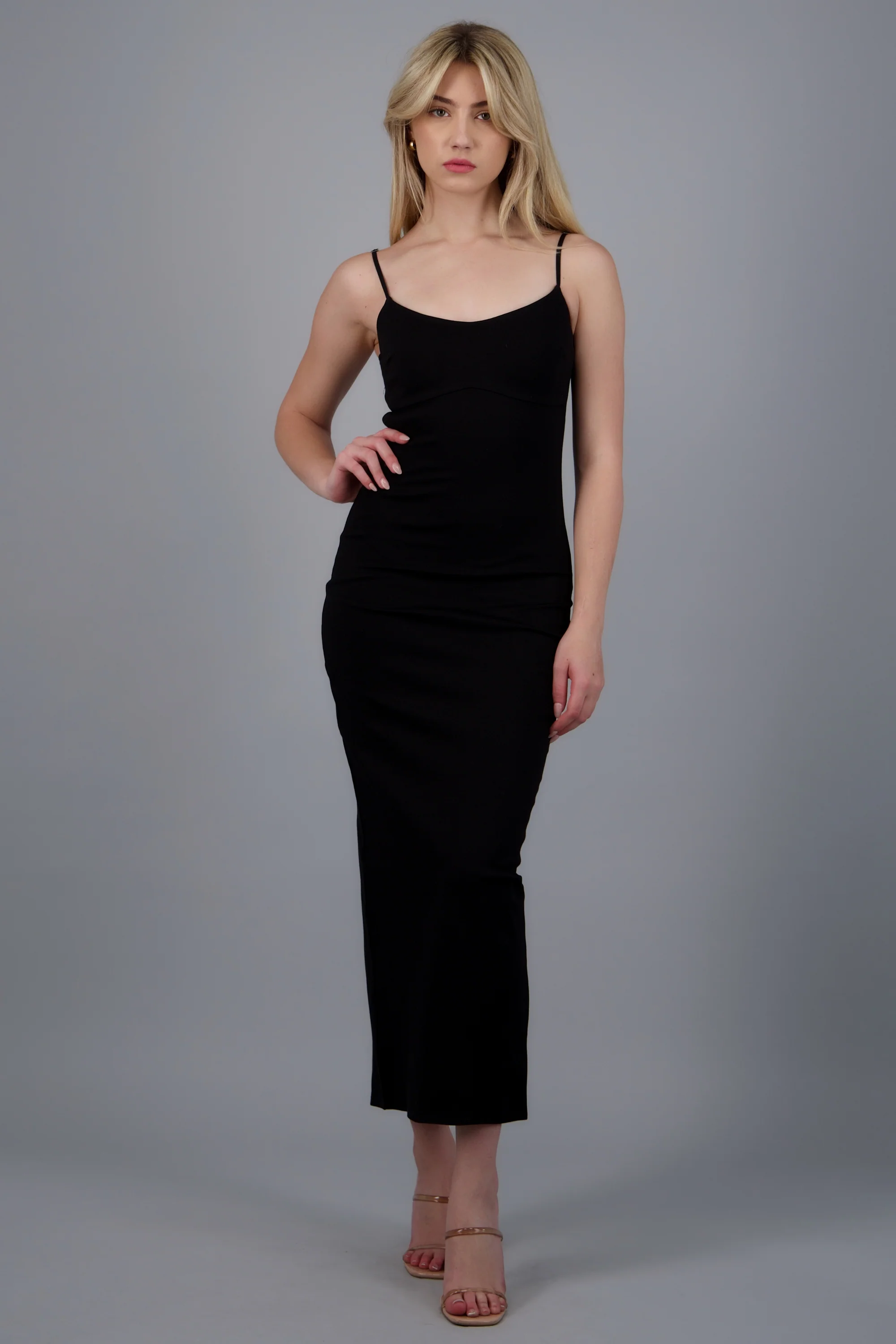 Maxi vestido bodycon liso - Image 2