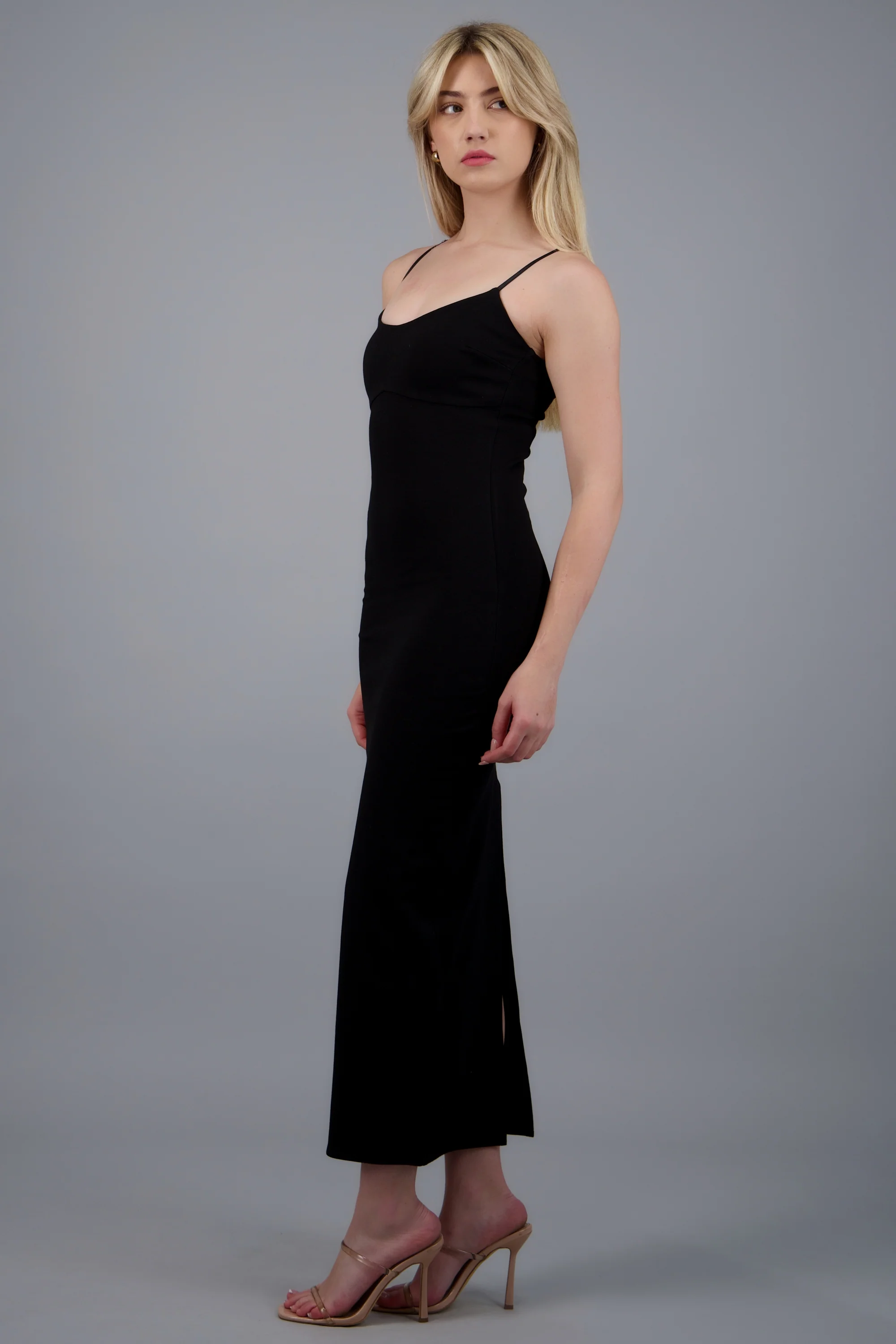 Maxi vestido bodycon liso - Image 3