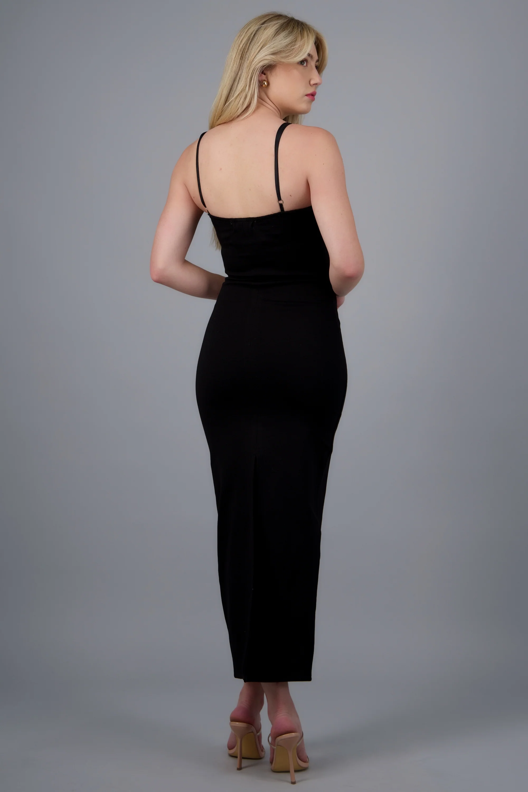 Maxi vestido bodycon liso - Image 4