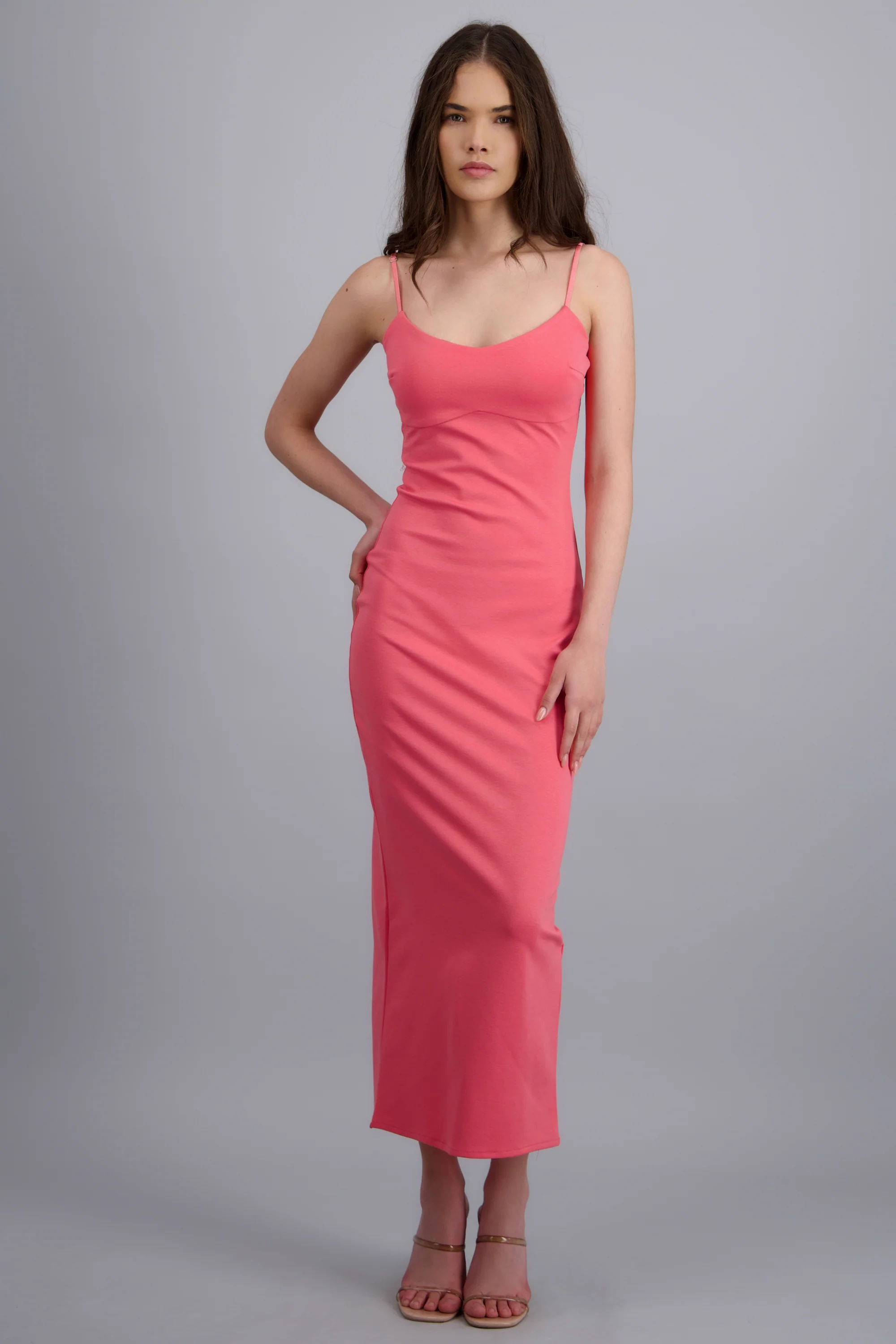 Maxi vestido bodycon liso - Image 3