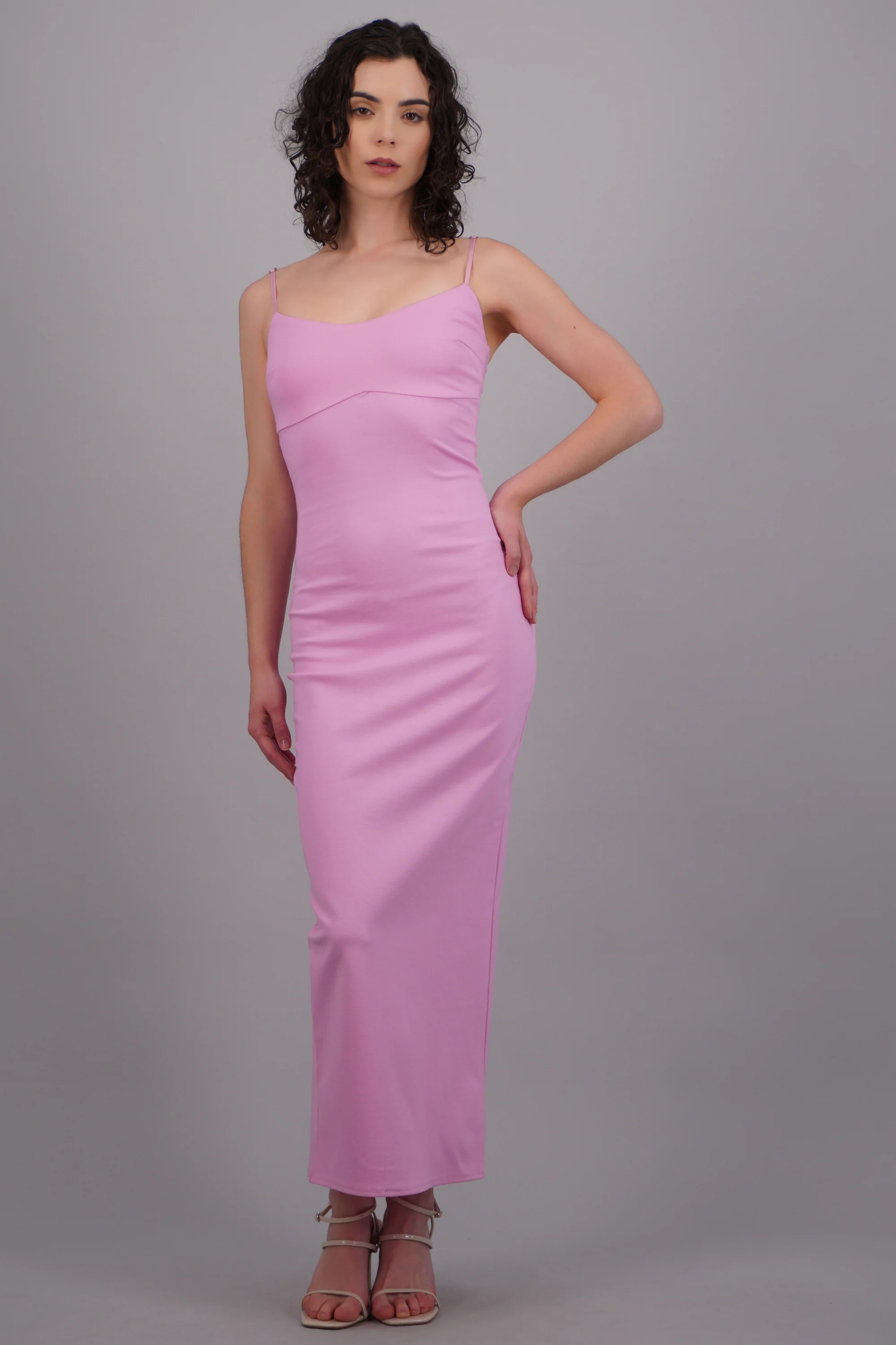 Maxi vestido bodycon liso