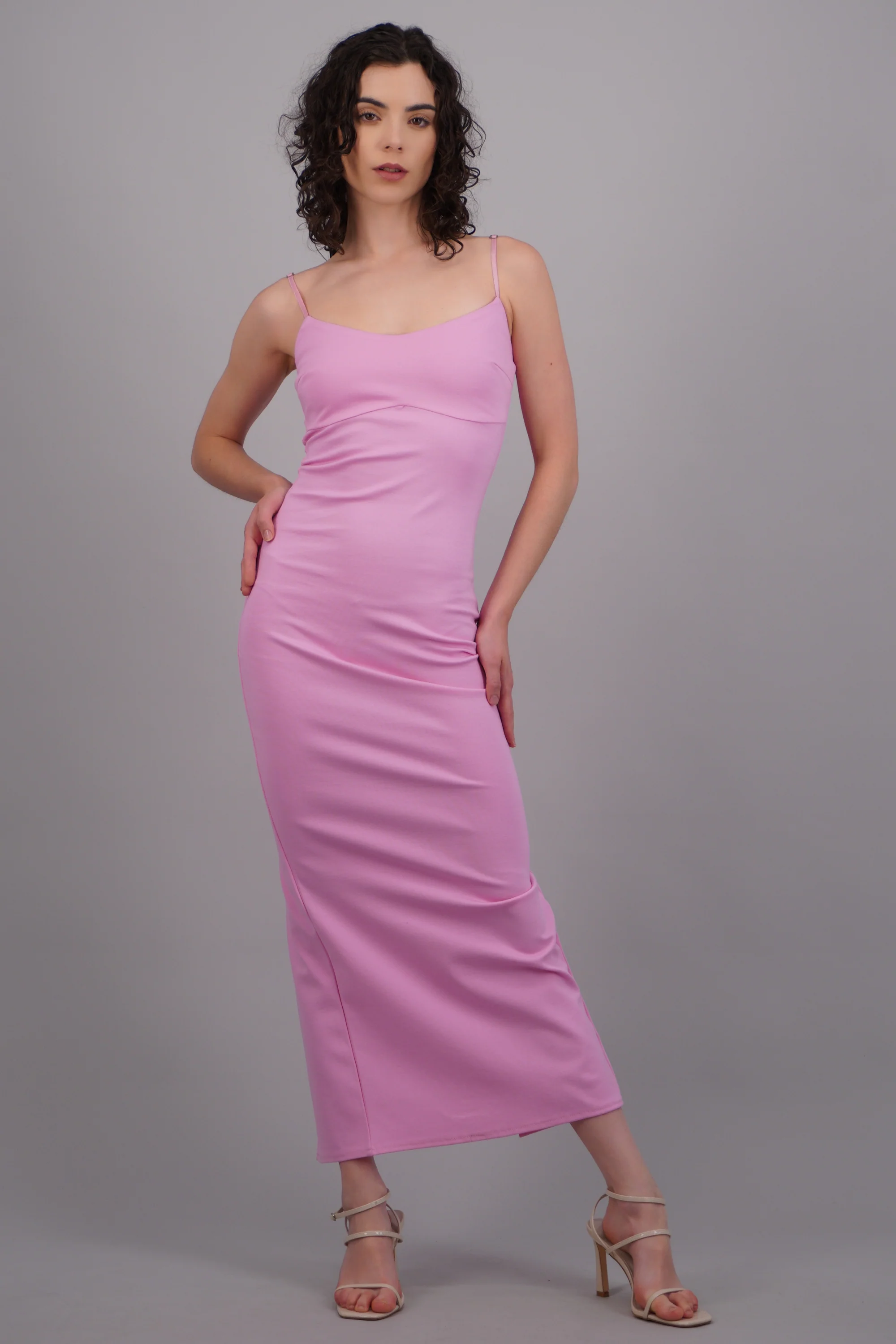 Maxi vestido bodycon liso - Image 3