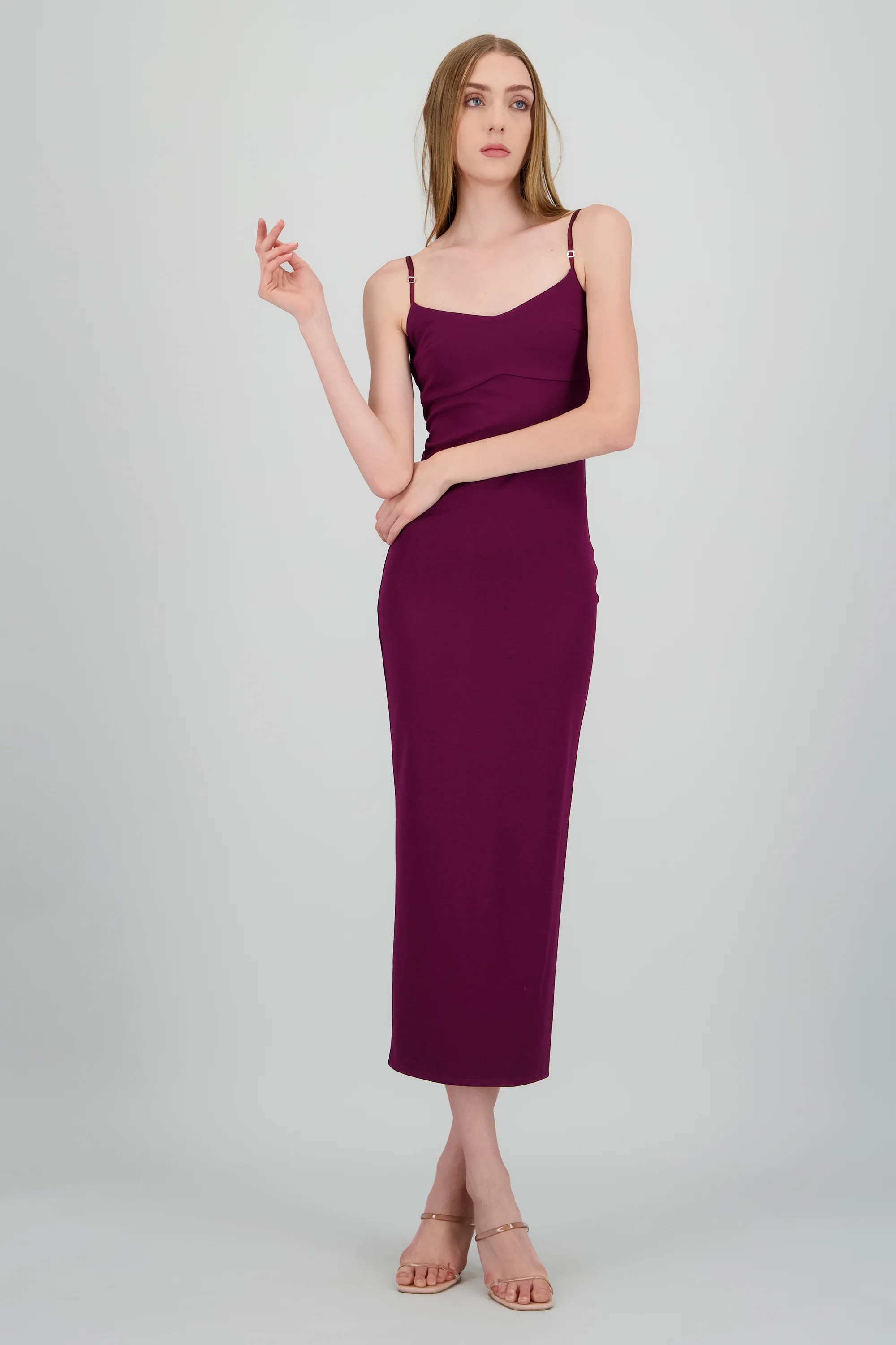 Maxi vestido bodycon liso - Image 2