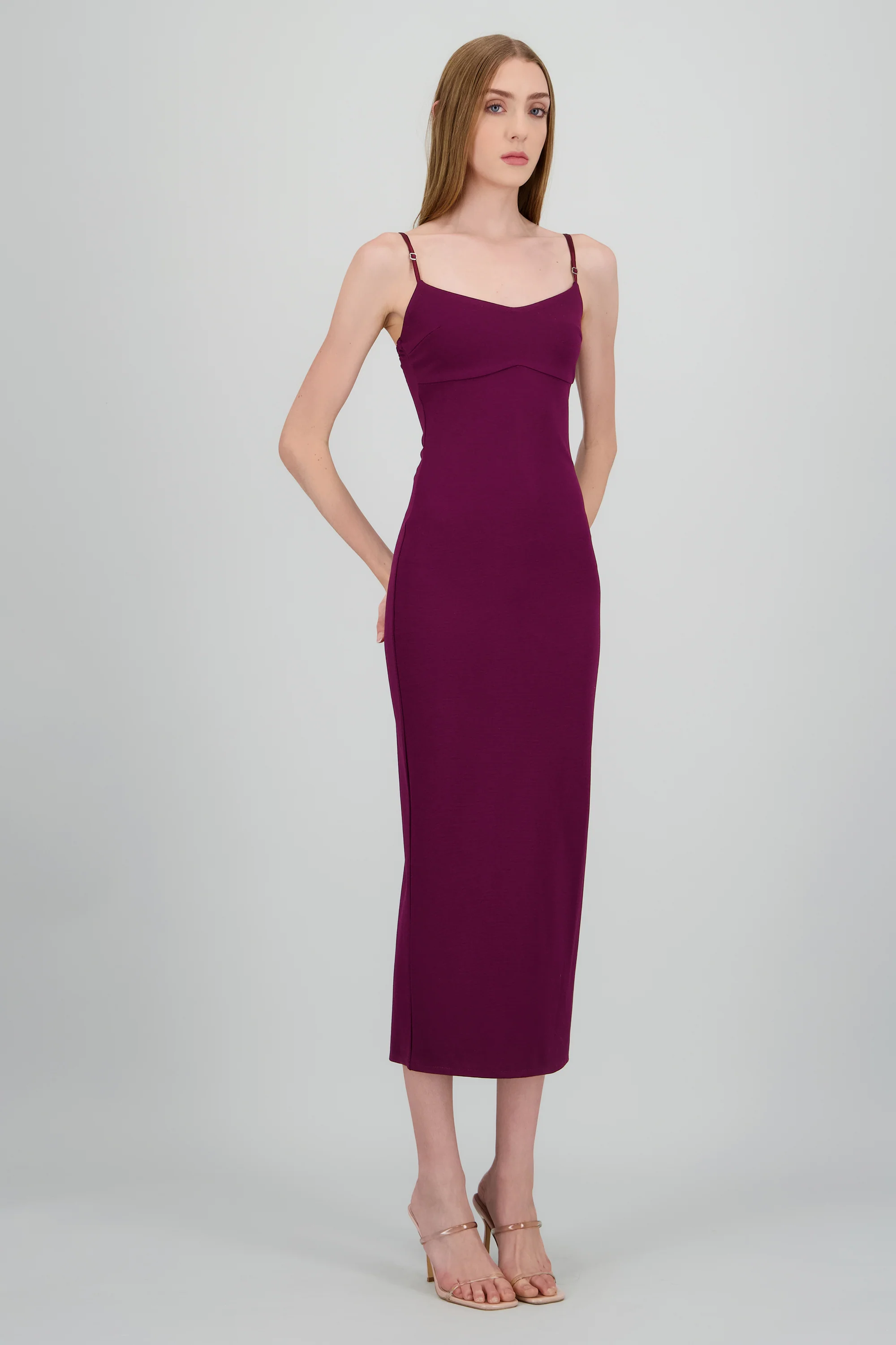 Maxi vestido bodycon liso - Image 3