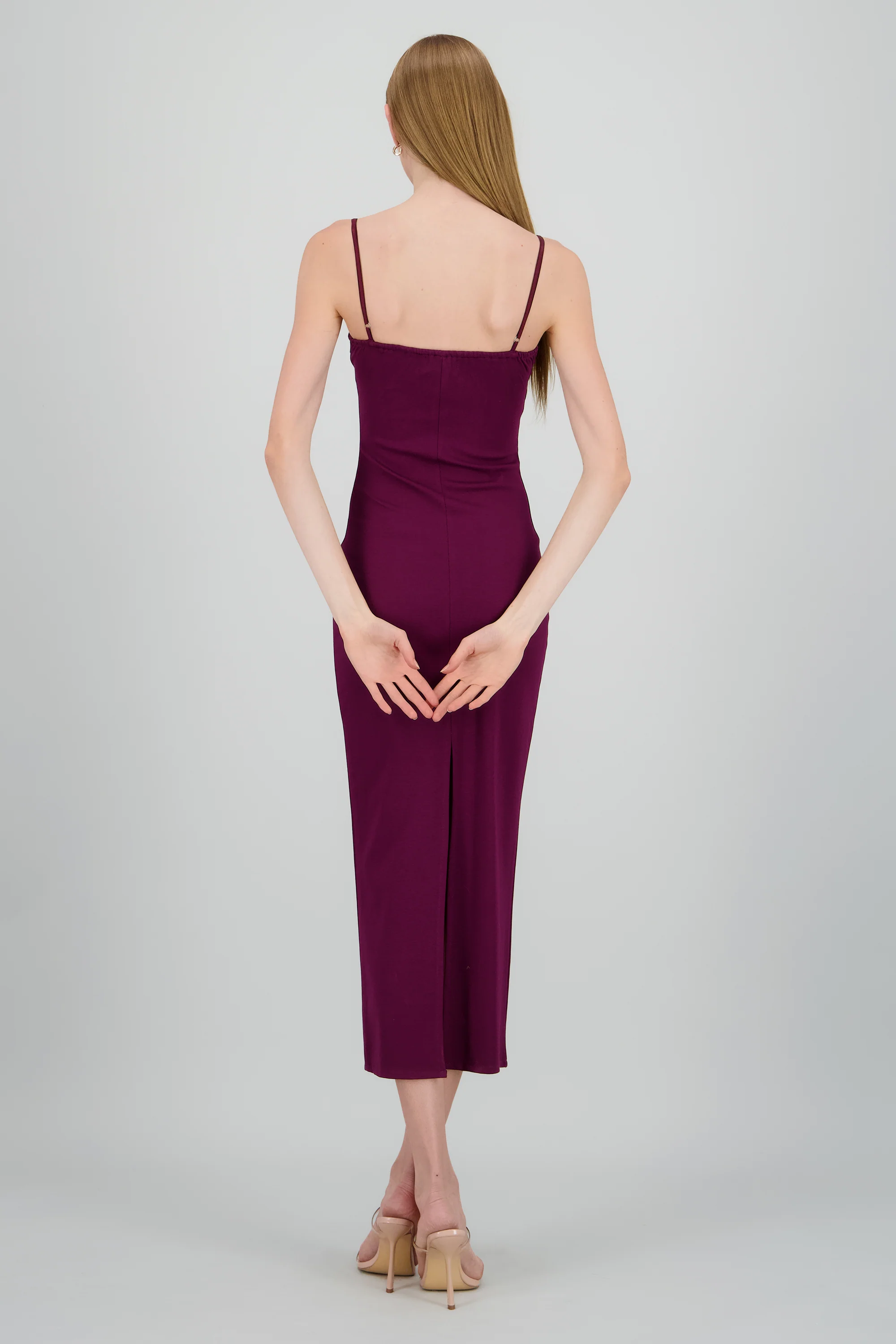 Maxi vestido bodycon liso - Image 4