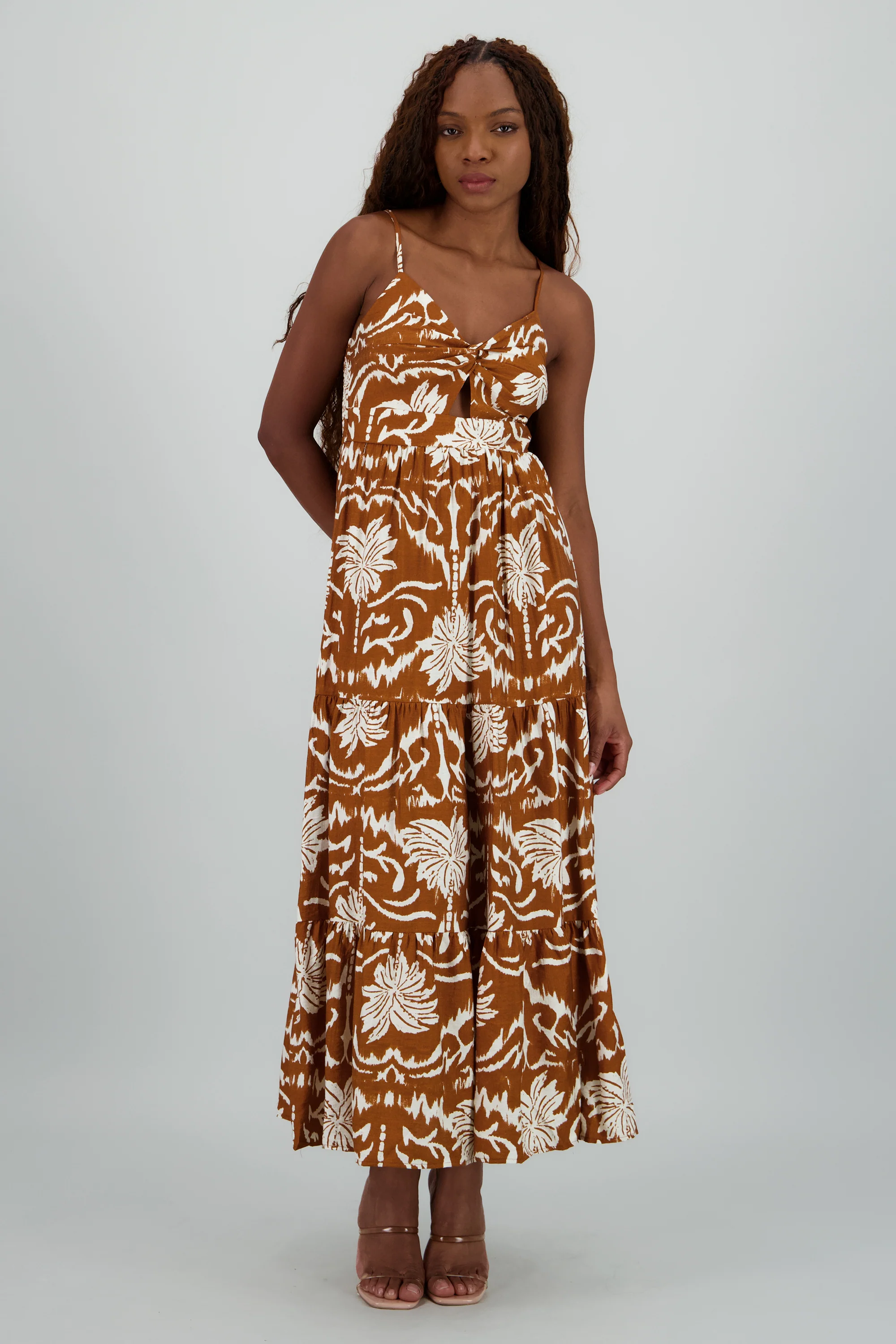 Maxi vestido estampado tropical - Image 2