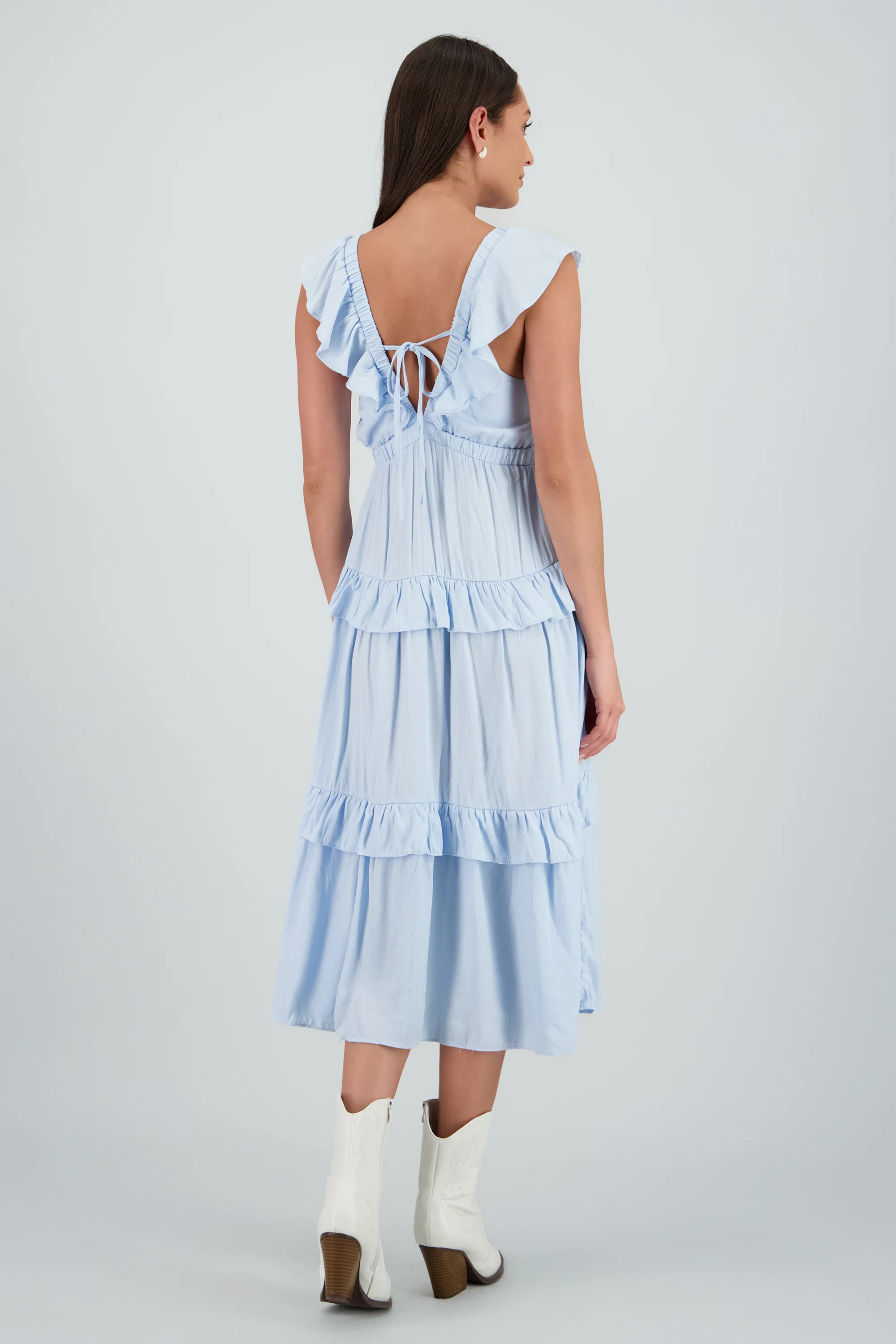 Maxi vestido olanes escote v - Image 4