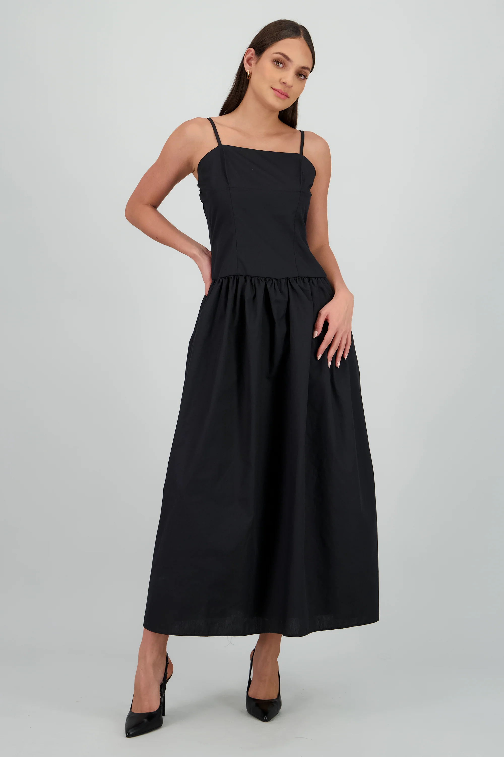 Maxi vestido popelina - Image 2