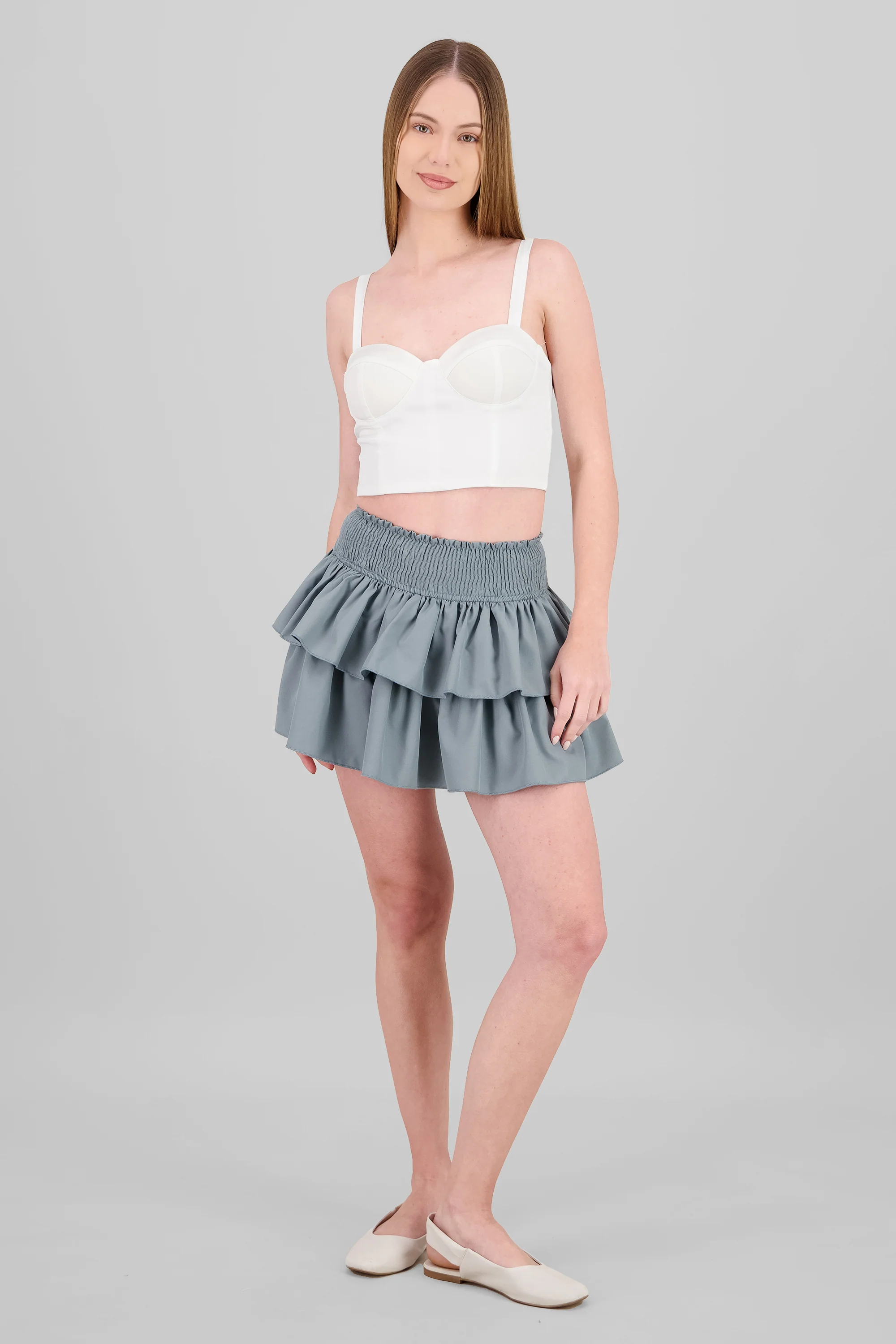 MINI FALDA OLANES SMOCK