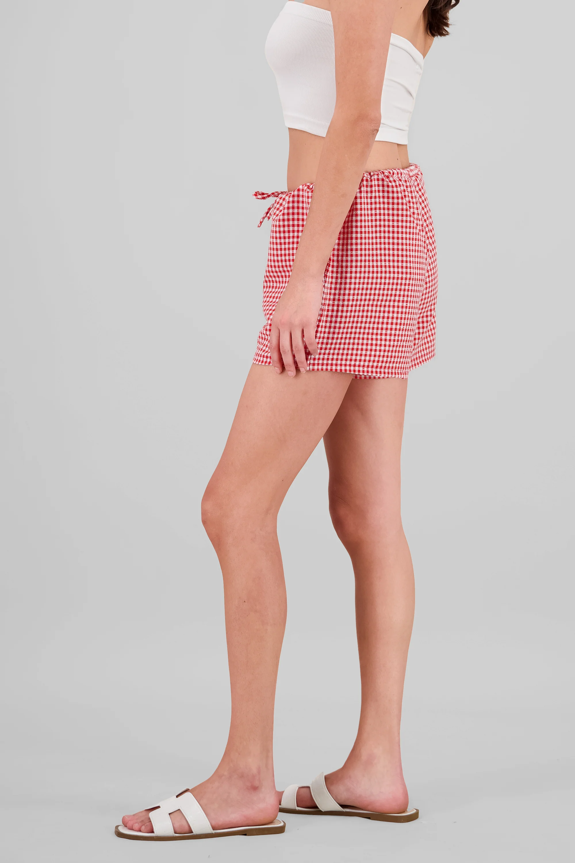 Mini shorts gingham - Image 3