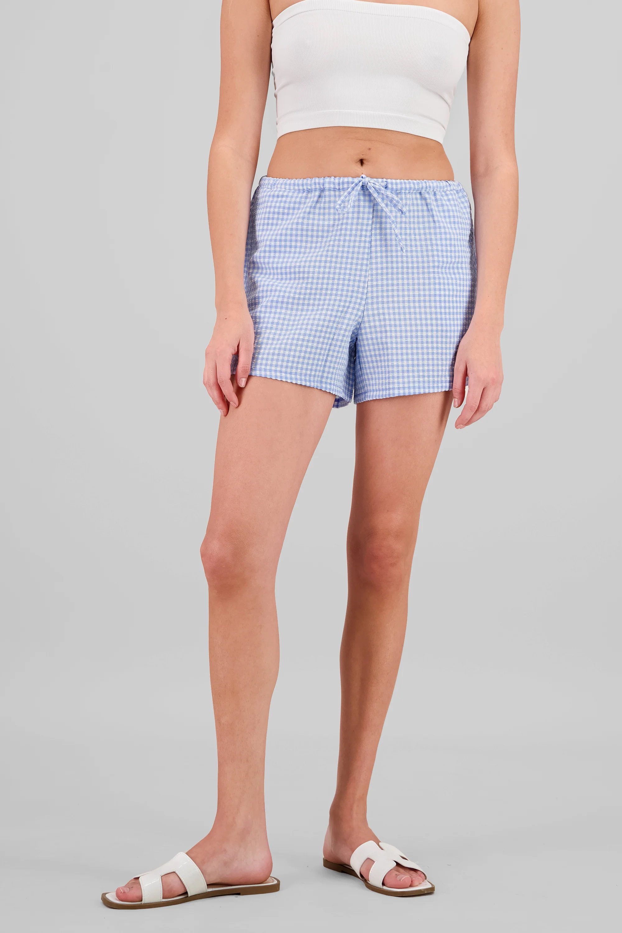 Mini shorts gingham - Image 2