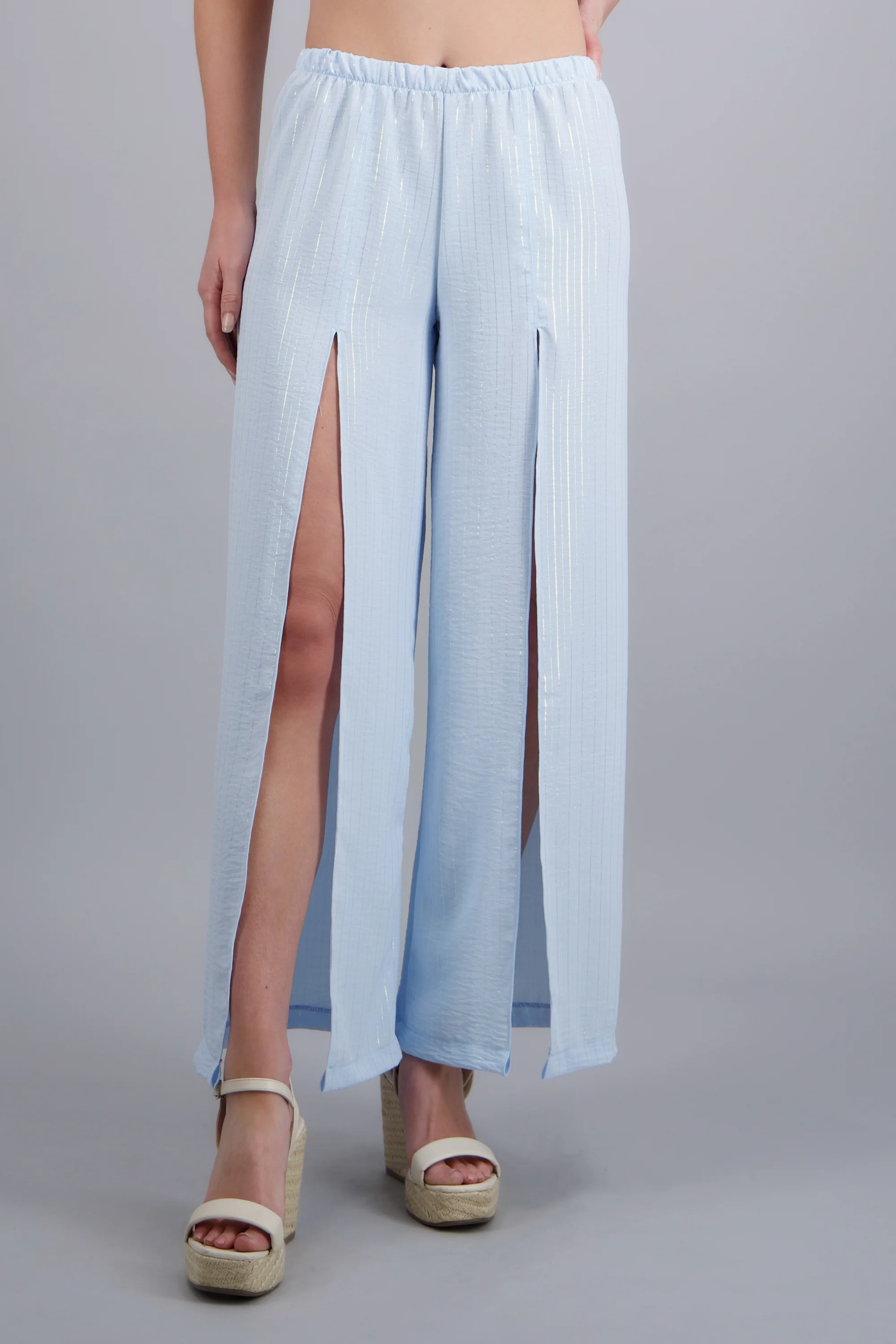 Pantalon aberturas rayas efecto - Image 5
