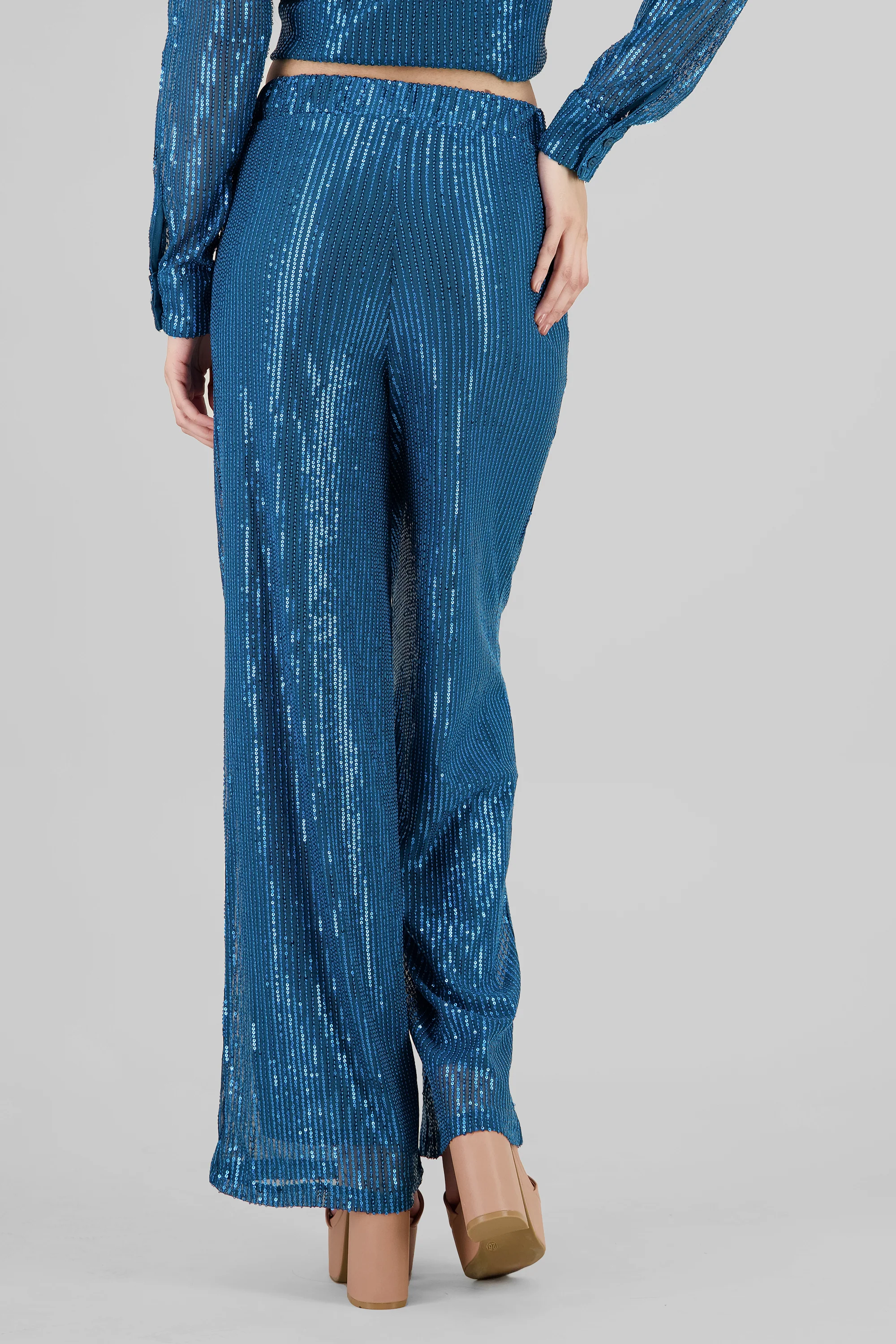 Pantalon amplio brillos - Image 4