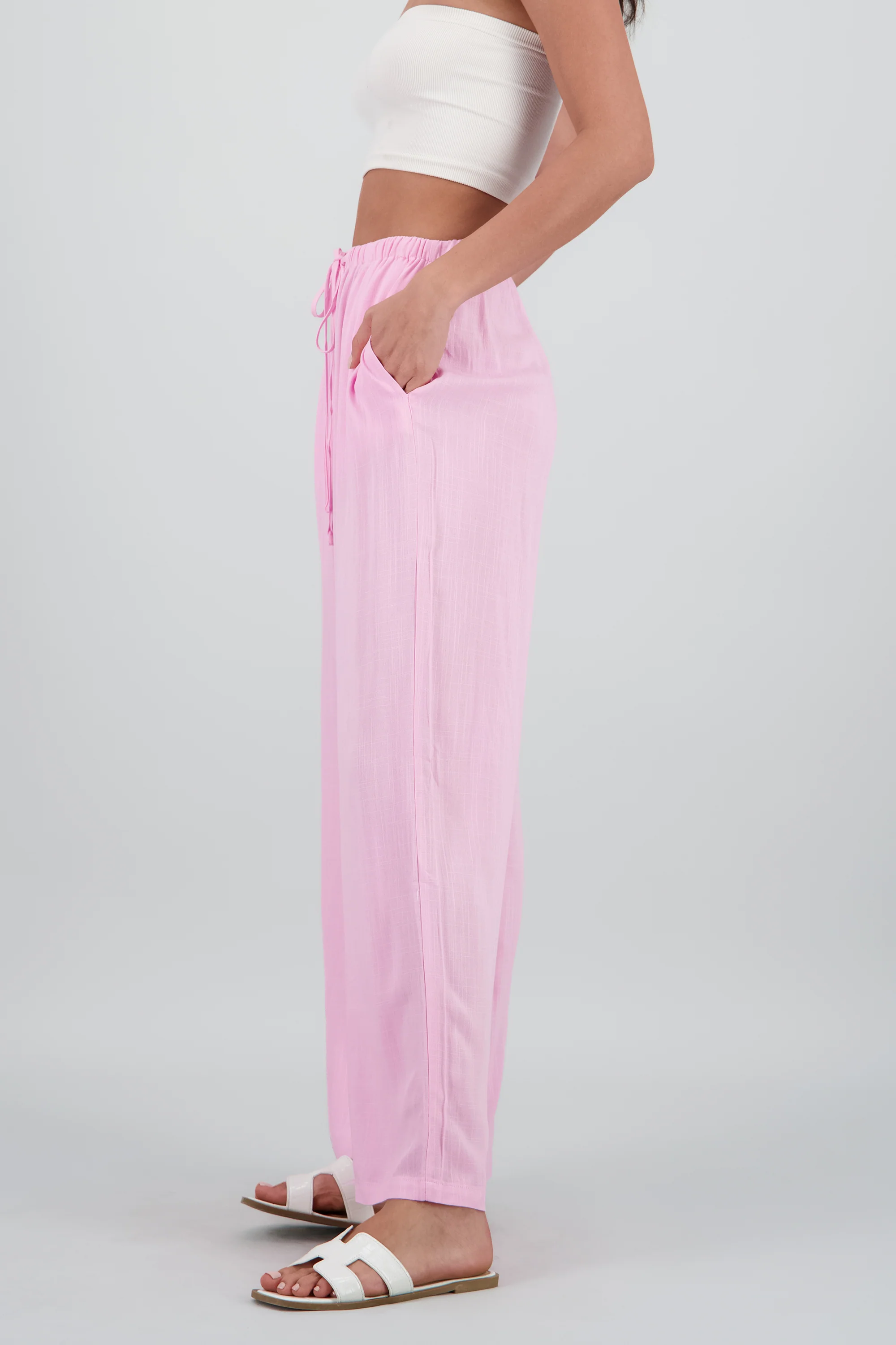 Pantalon amplio con jareta - Image 3