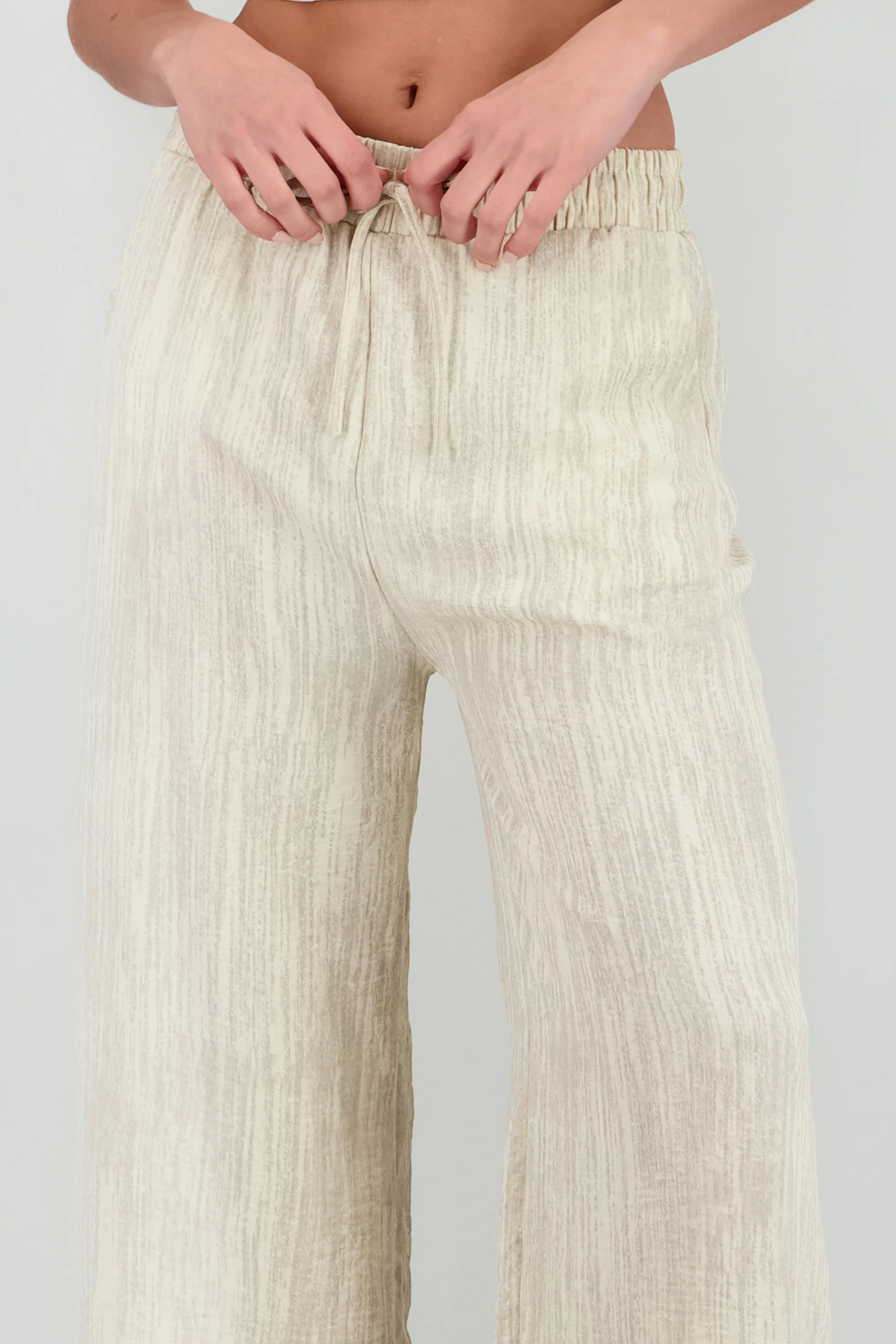 Pantalon amplio con jareta - Image 5