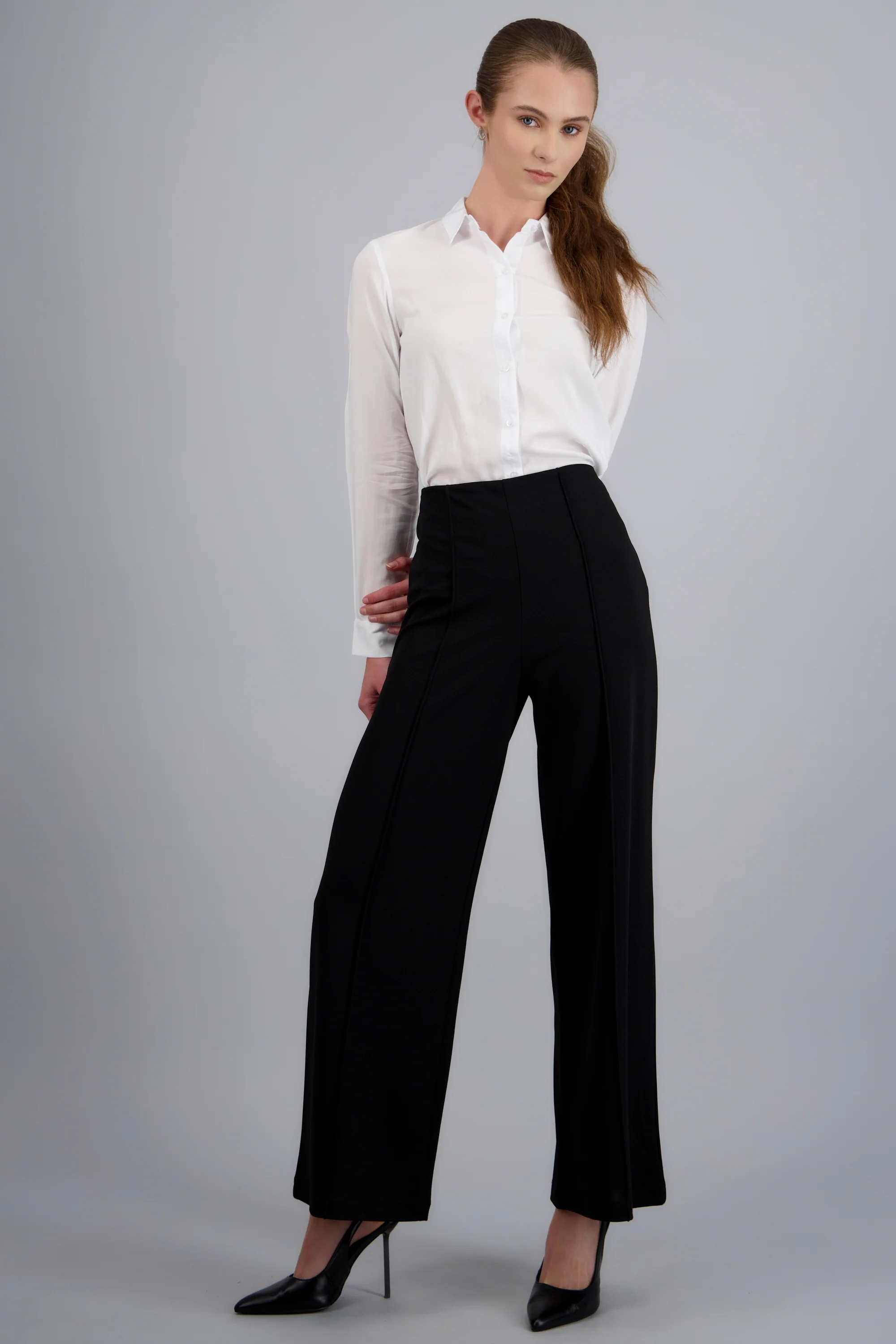 Pantalón Amplio Costura Frontal - Image 3