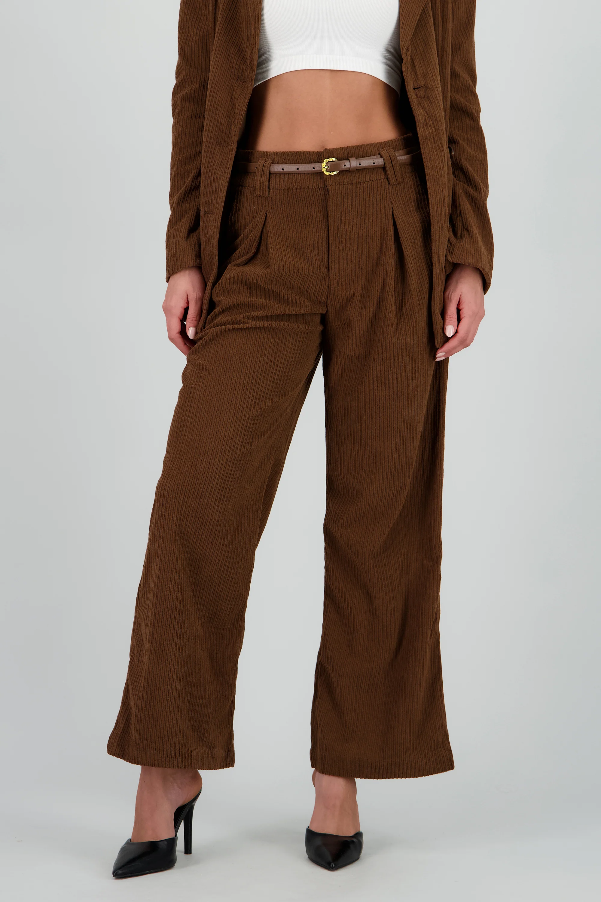 Pantalon amplio de pana - Image 2