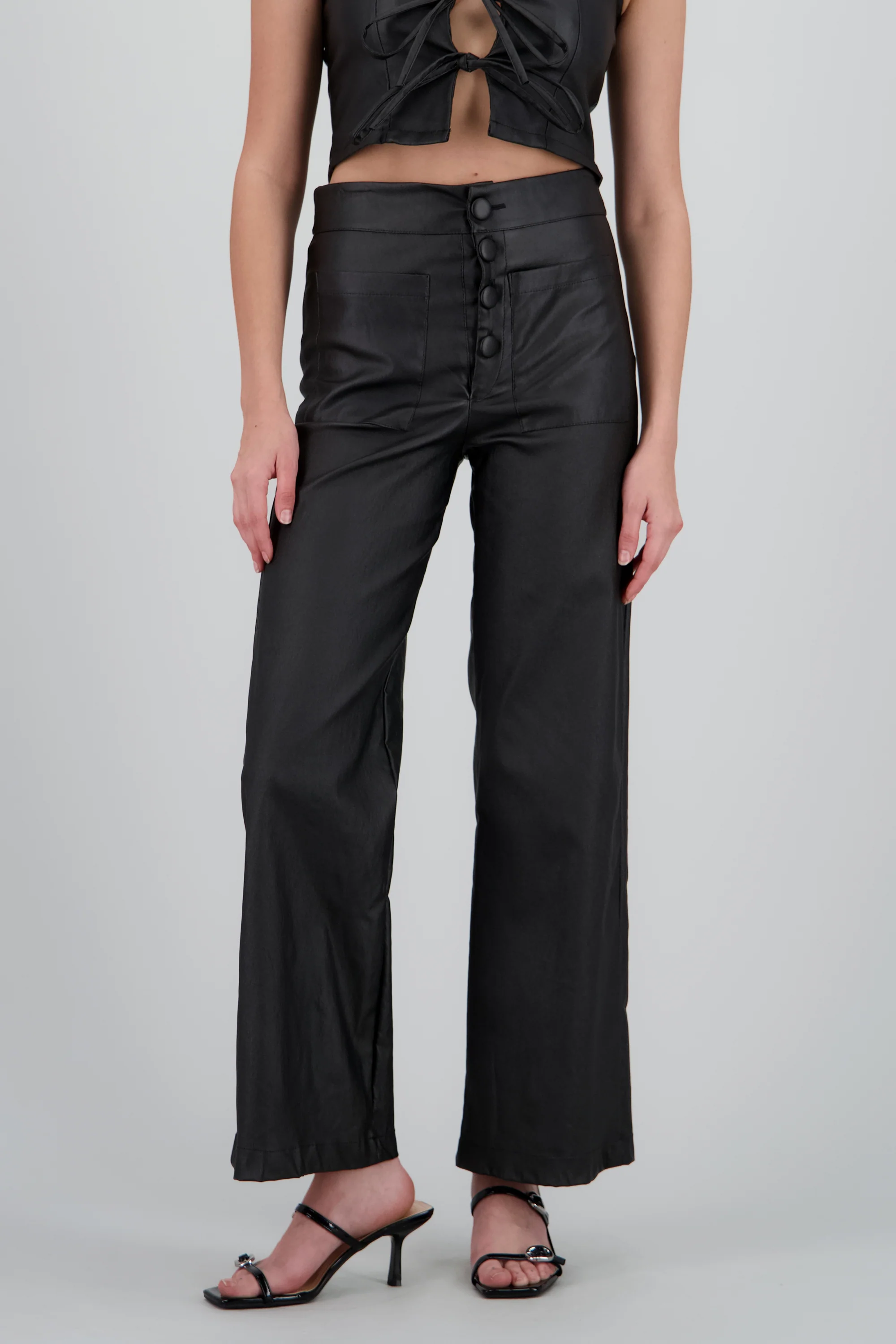 Pantalon amplio detalle bolsas - Image 2