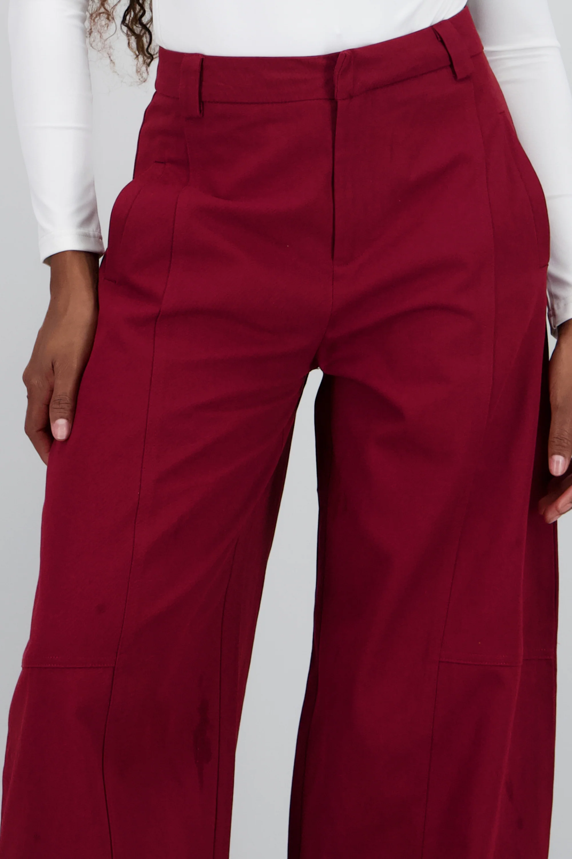 Pantalon amplio detalle pinza - Image 5