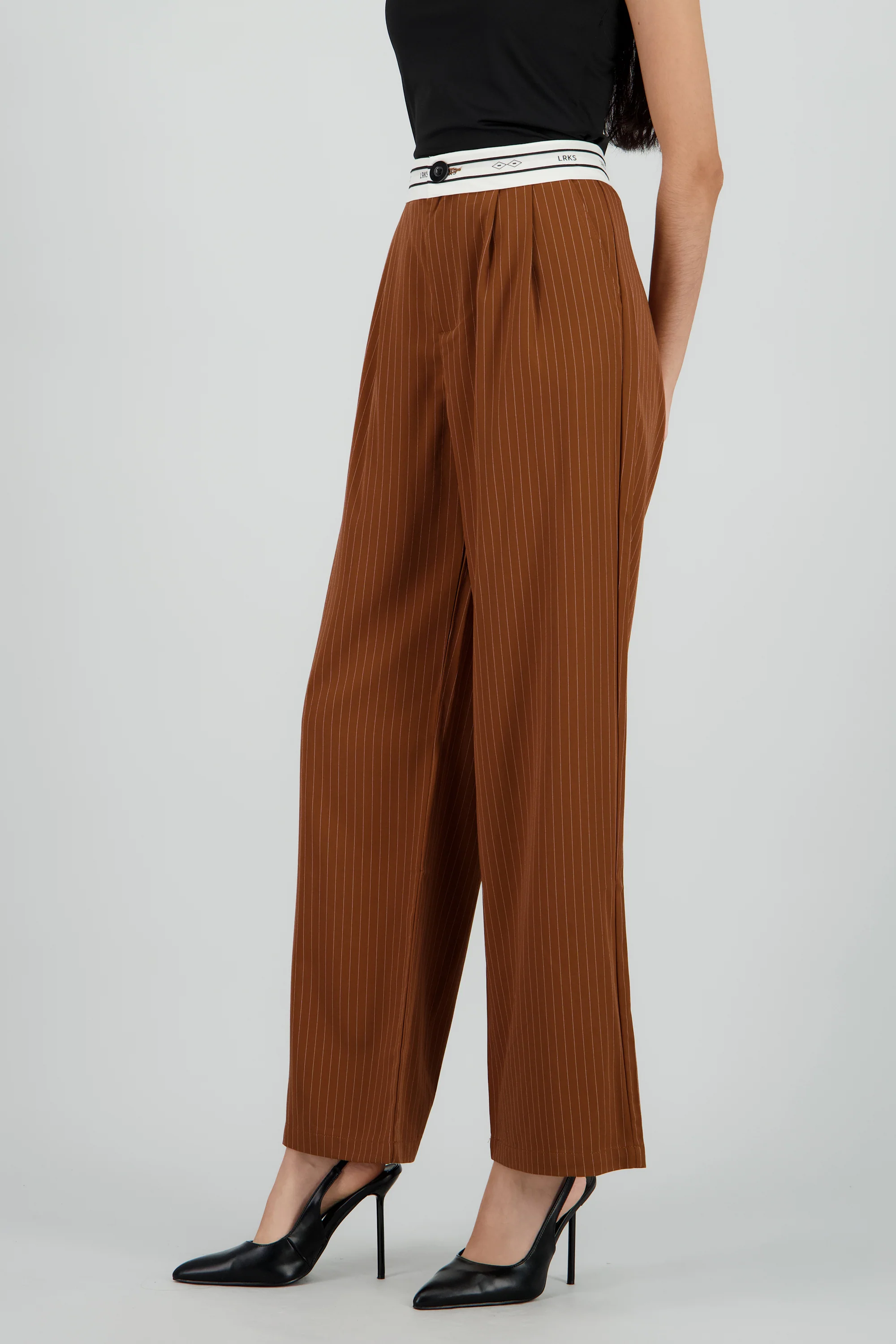 Pantalon amplio detalle pretina - Image 3