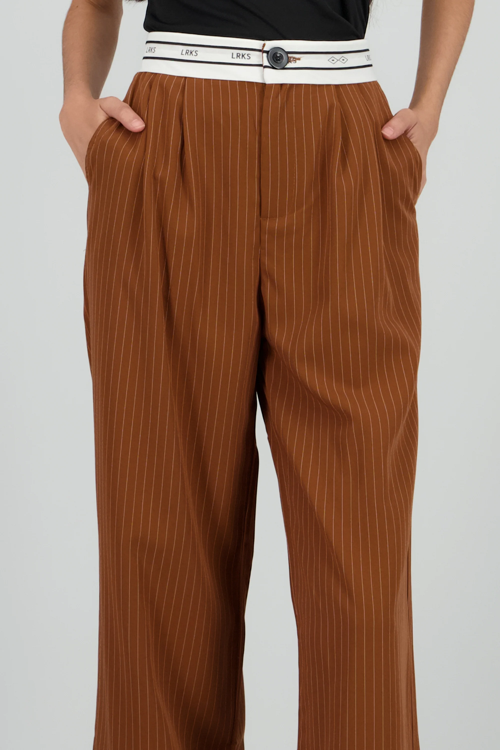 Pantalon amplio detalle pretina - Image 5