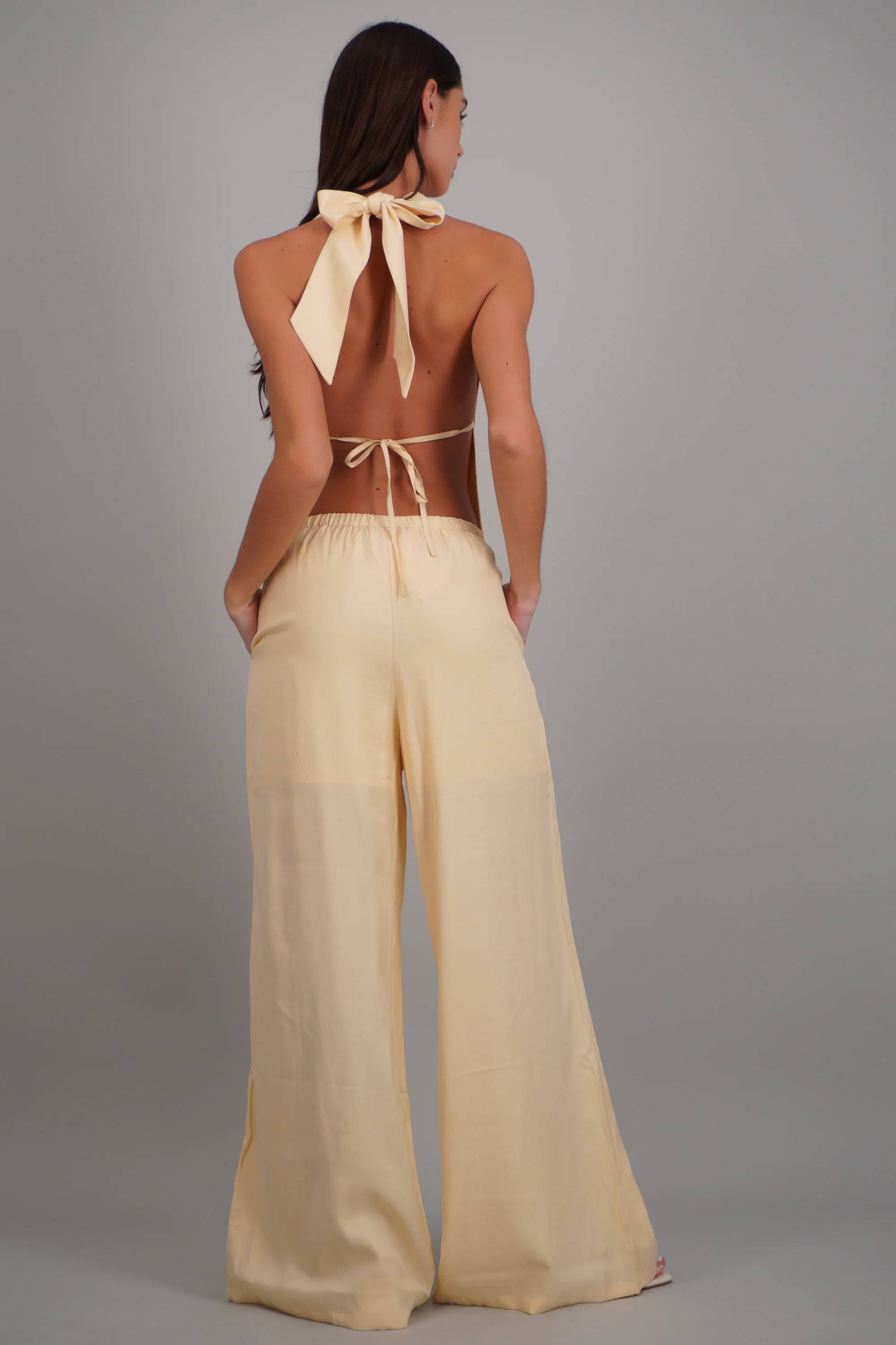 Pantalon amplio detalle resorte - Image 4