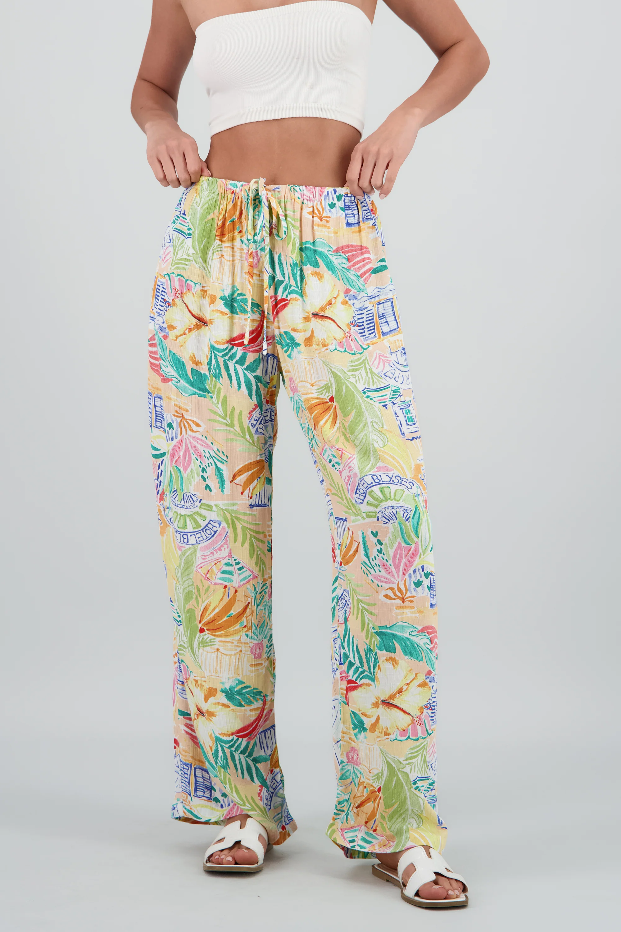 Pantalon amplio estampado - Image 2