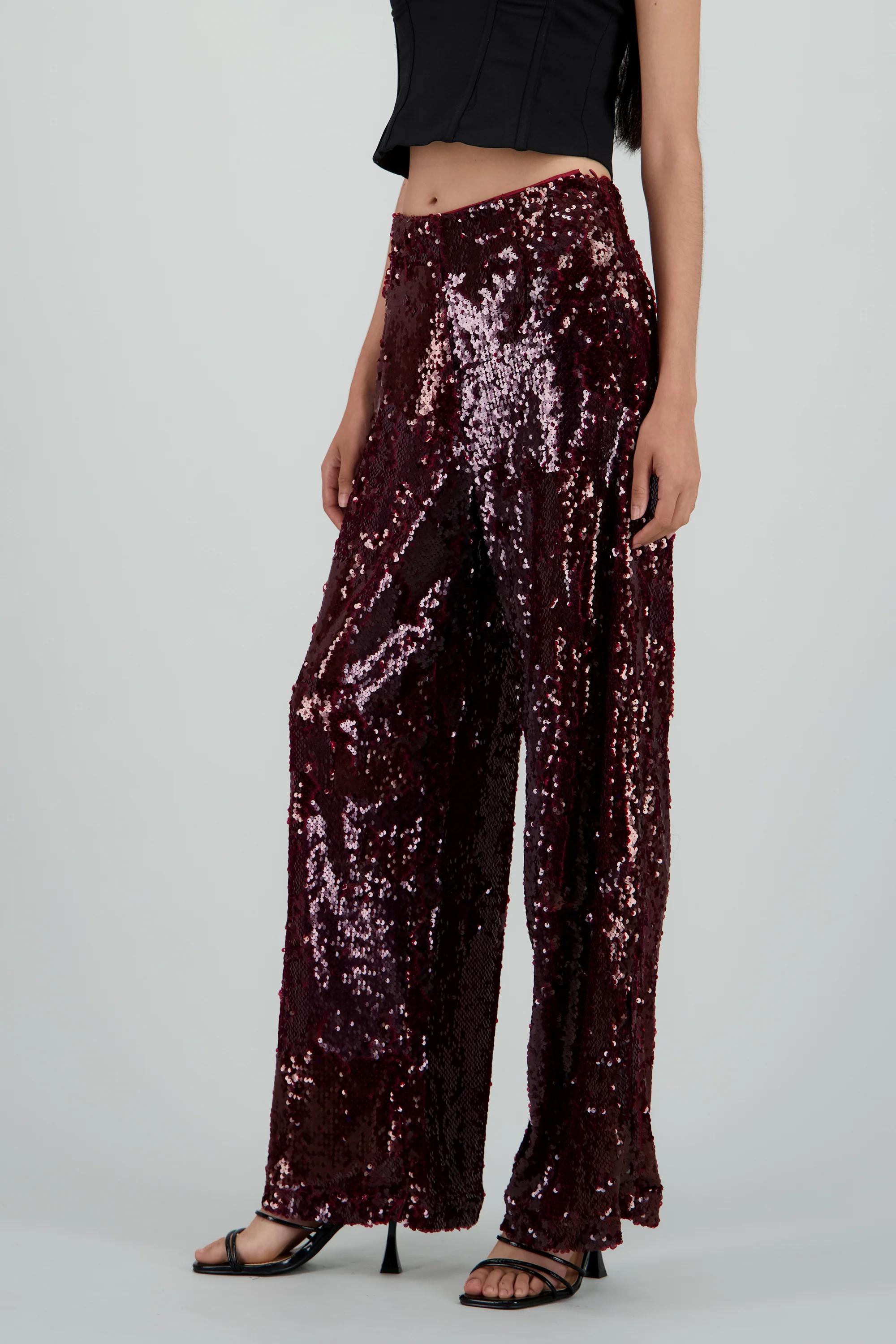 PANTALON AMPLIO LENTEJUELAS - Image 3