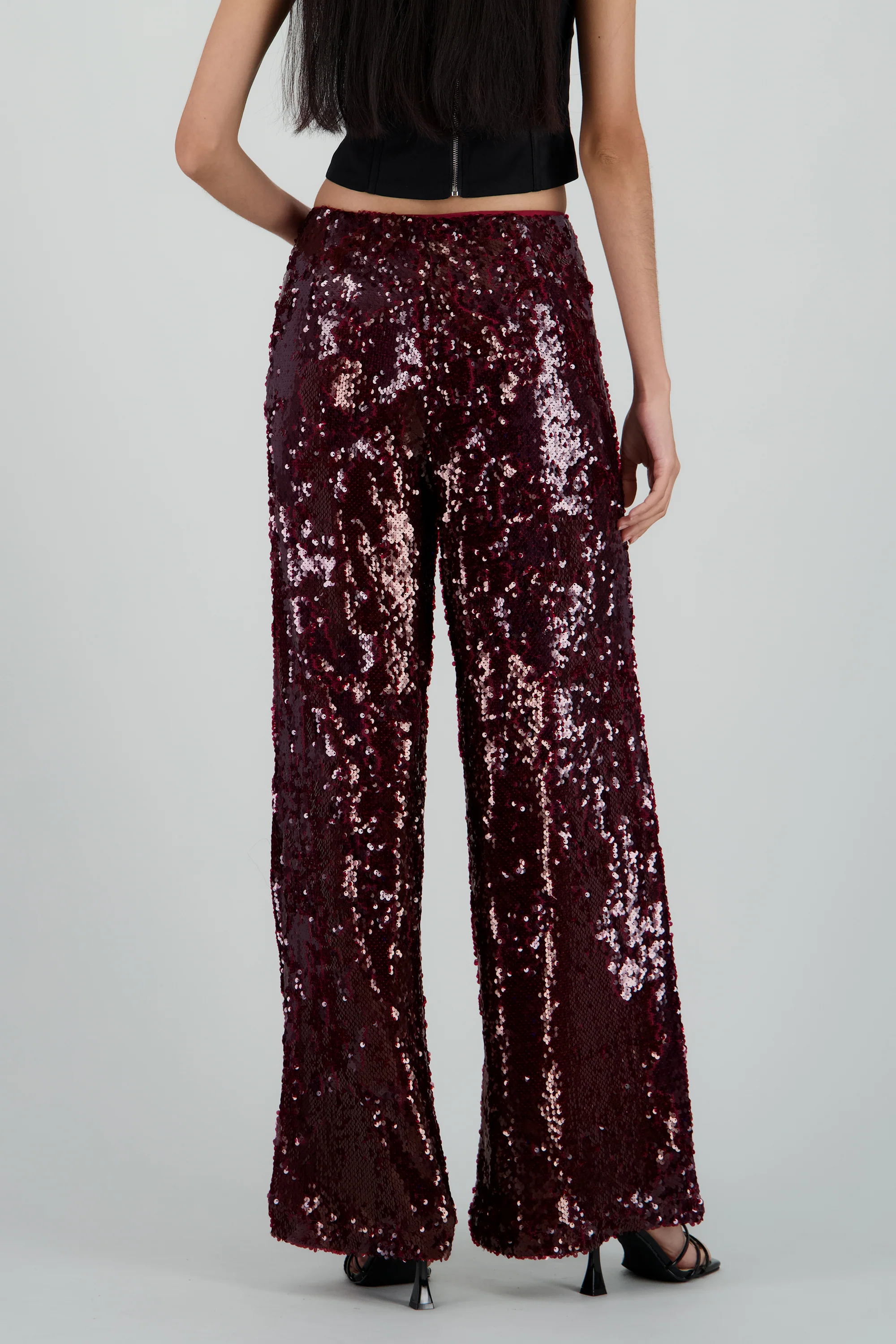 PANTALON AMPLIO LENTEJUELAS - Image 4
