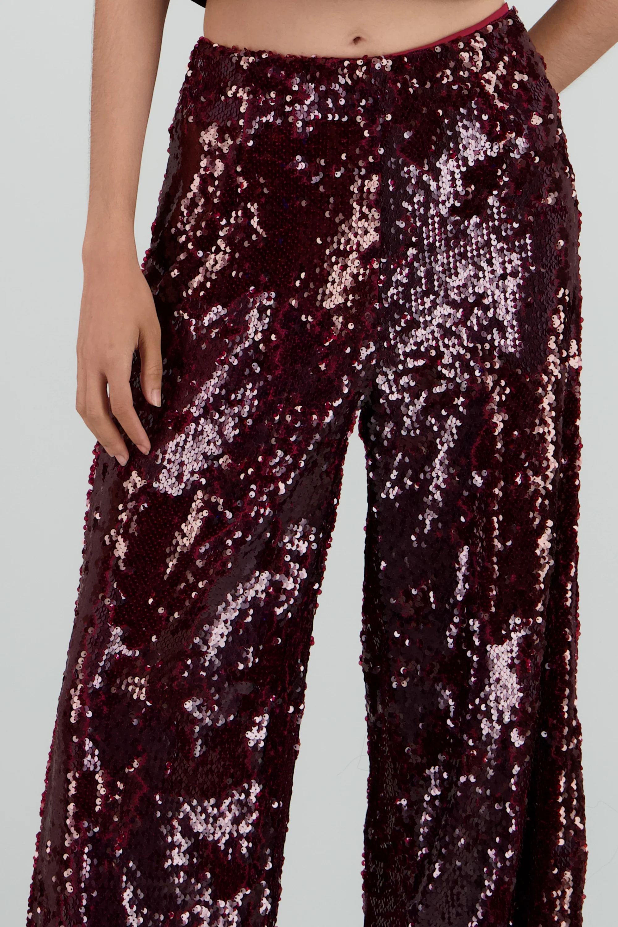PANTALON AMPLIO LENTEJUELAS - Image 5