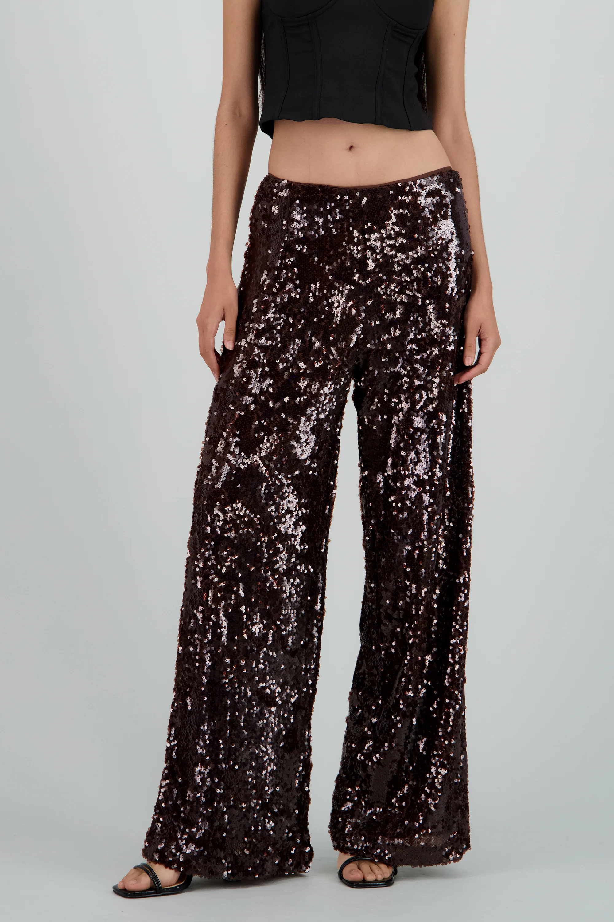 PANTALON AMPLIO LENTEJUELAS - Image 2
