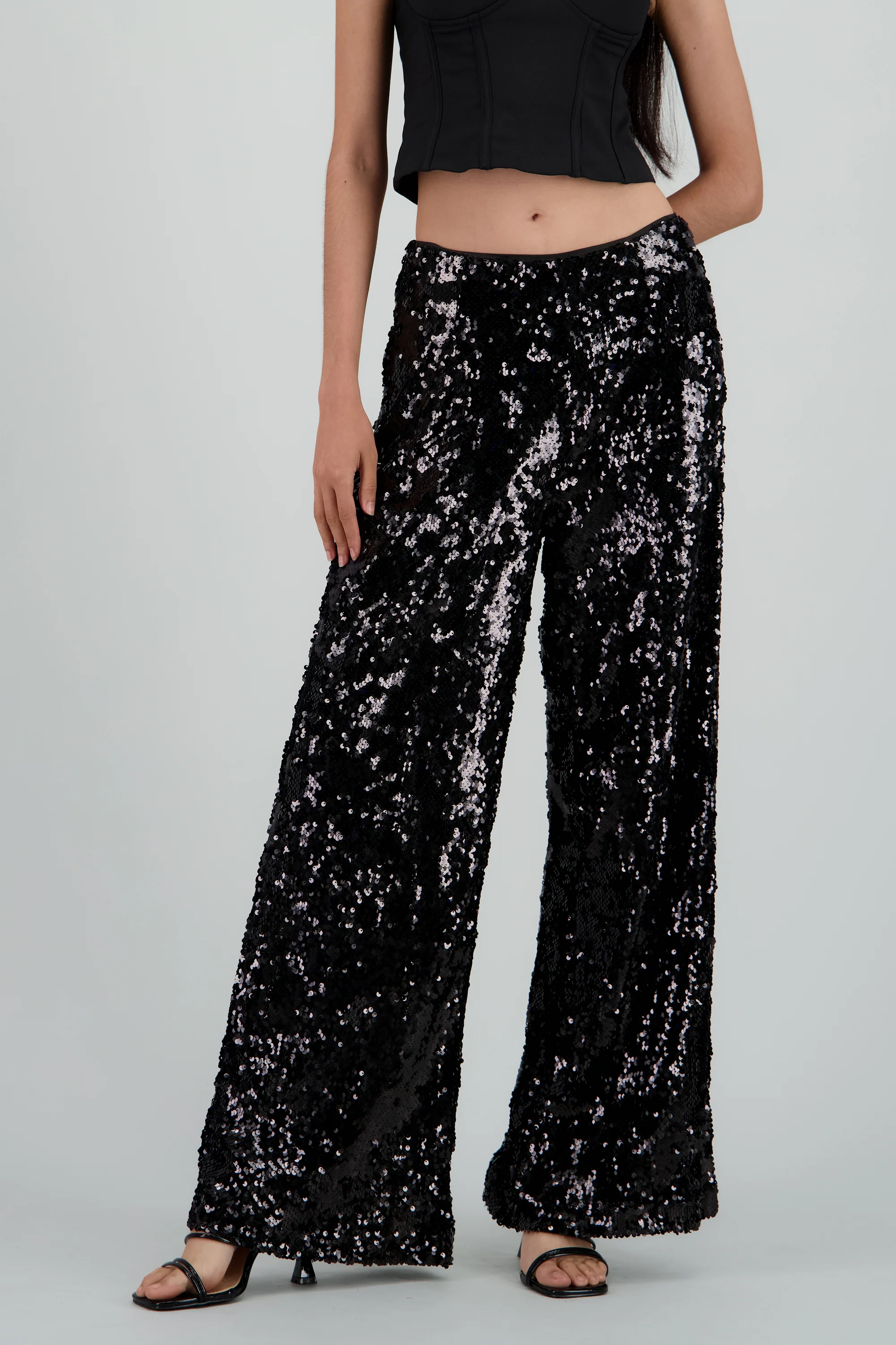 PANTALON AMPLIO LENTEJUELAS - Image 2