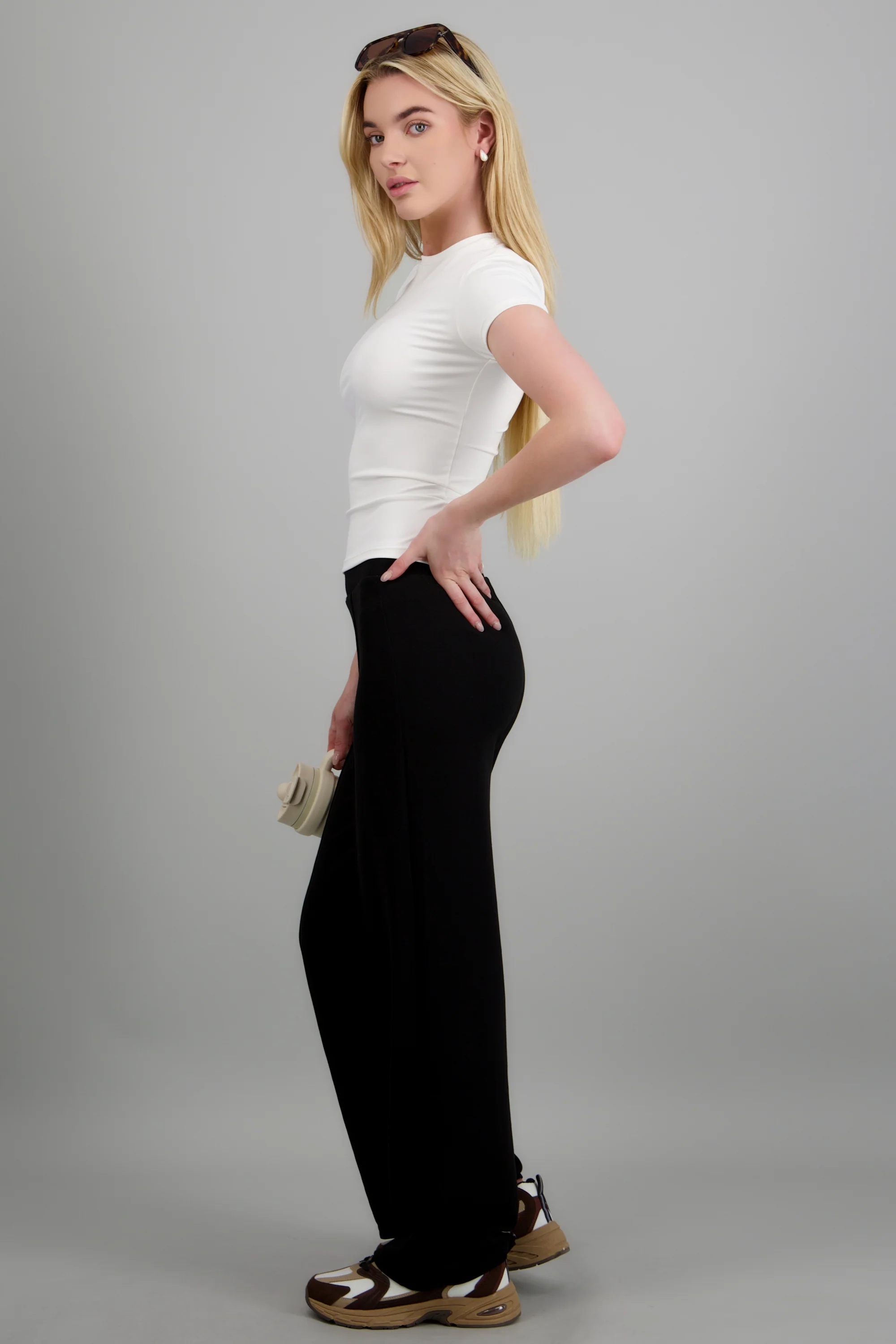 Pantalon amplio modal - Image 2