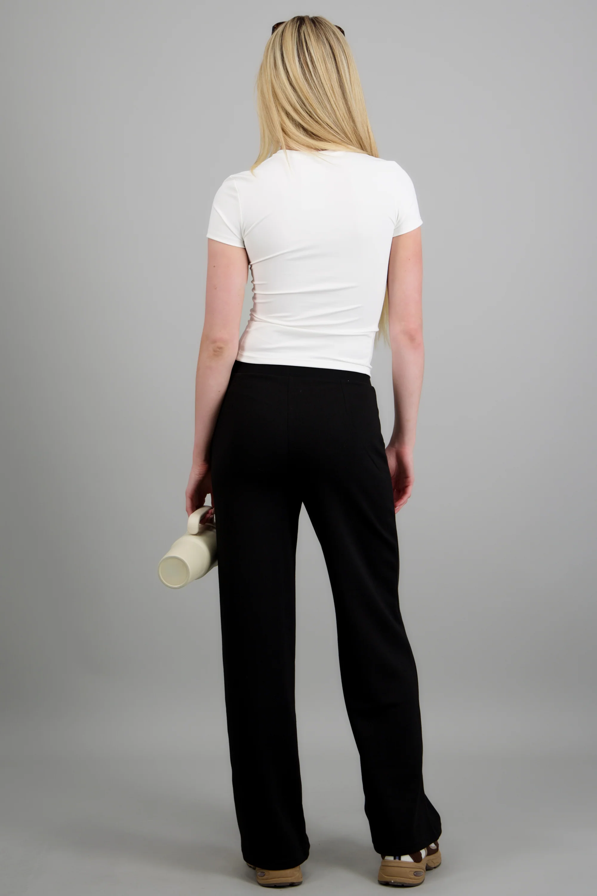 Pantalon amplio modal - Image 4