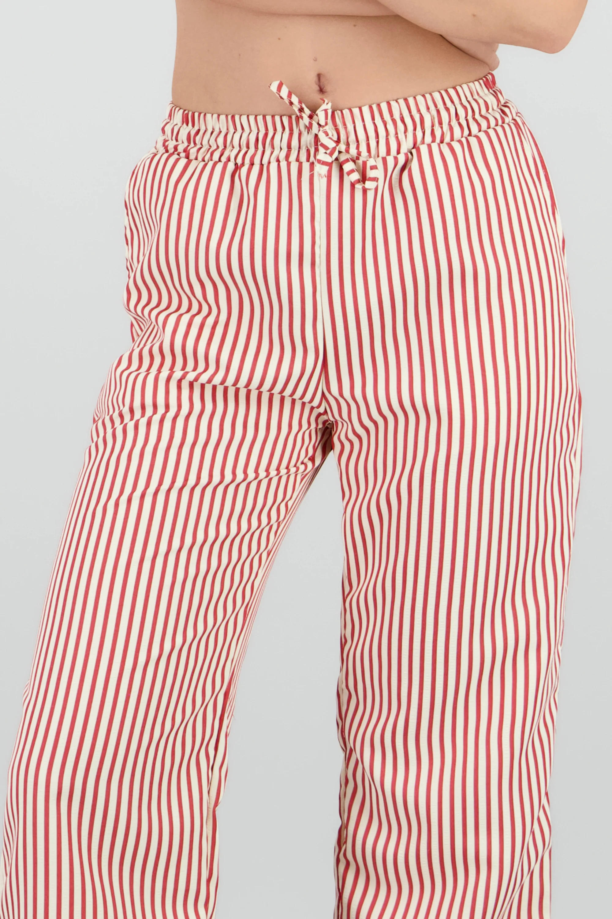 Pantalon amplio rayas textura - Image 5