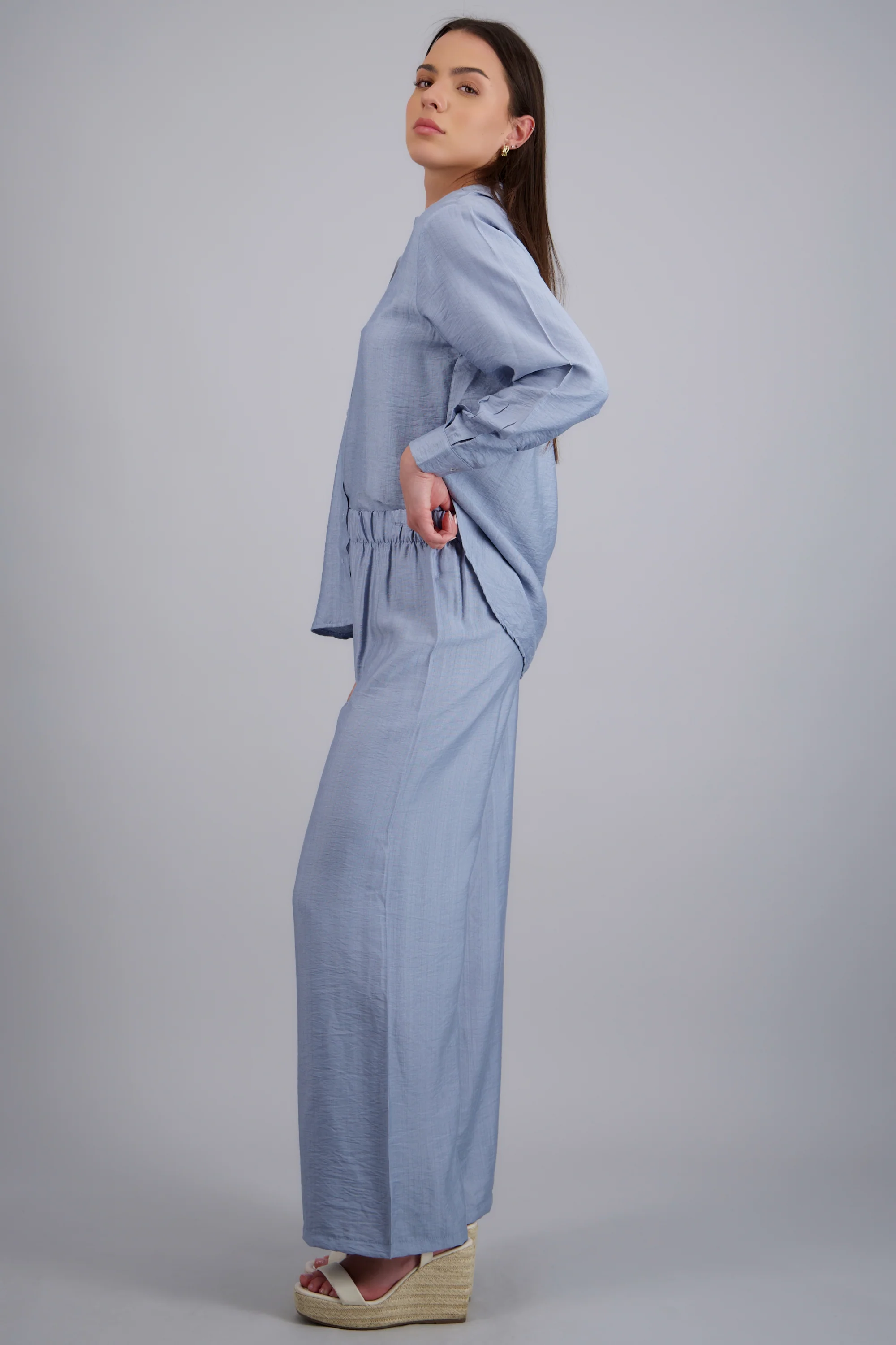 Pantalon amplio textura - Image 2