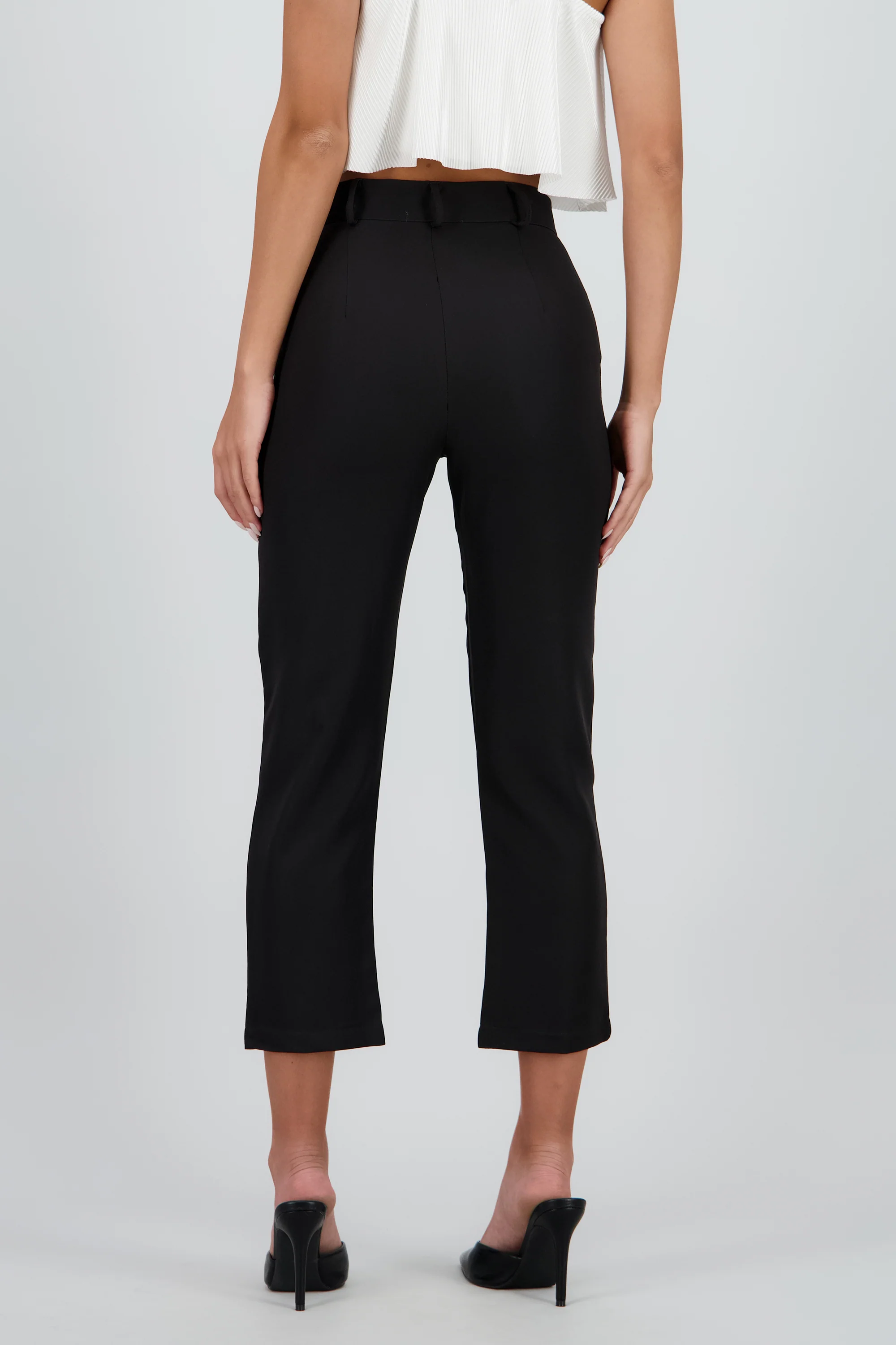 Pantalón Cintura Alta Bolsas - Image 4
