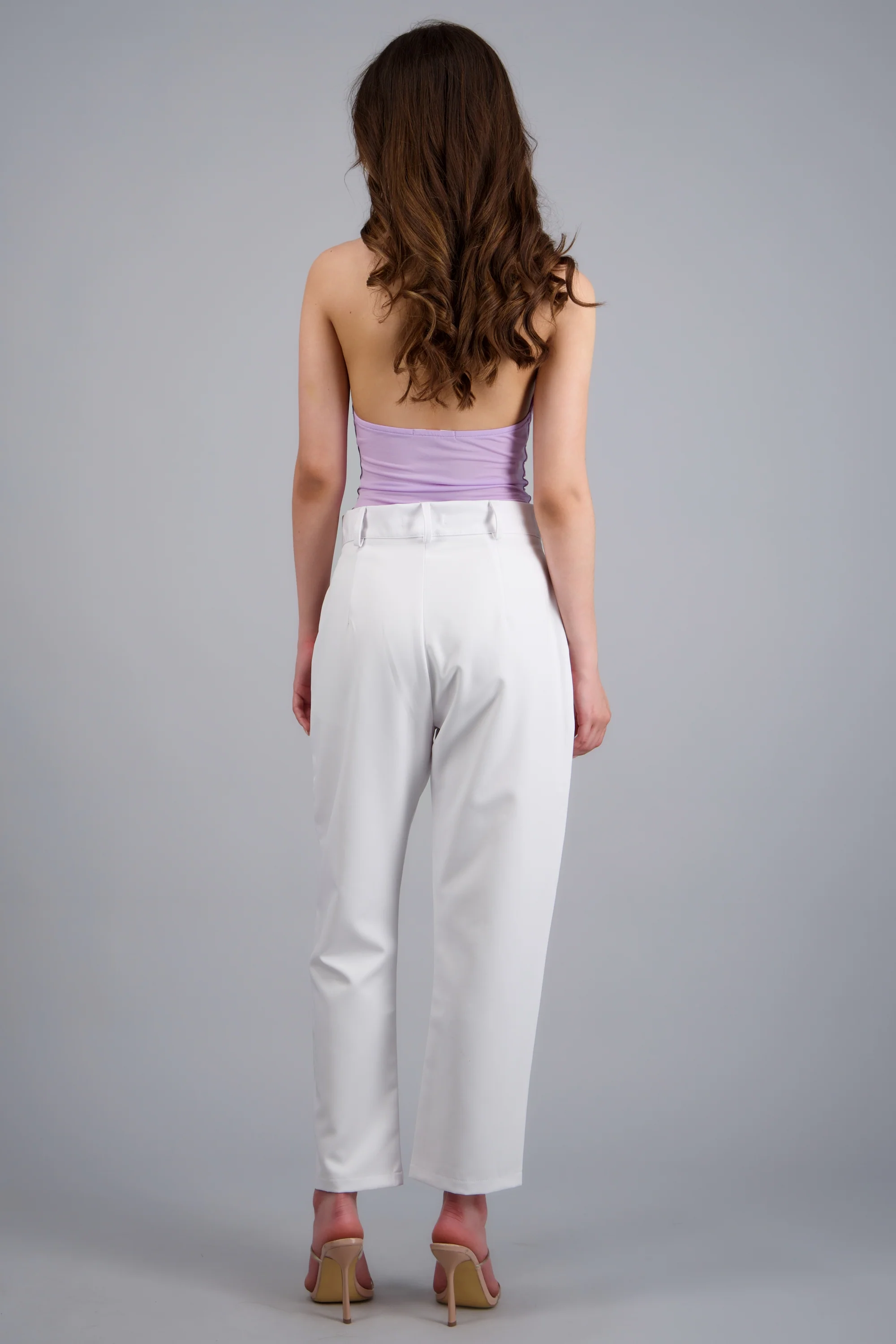 Pantalón Cintura Alta Capri Bolsas - Image 4