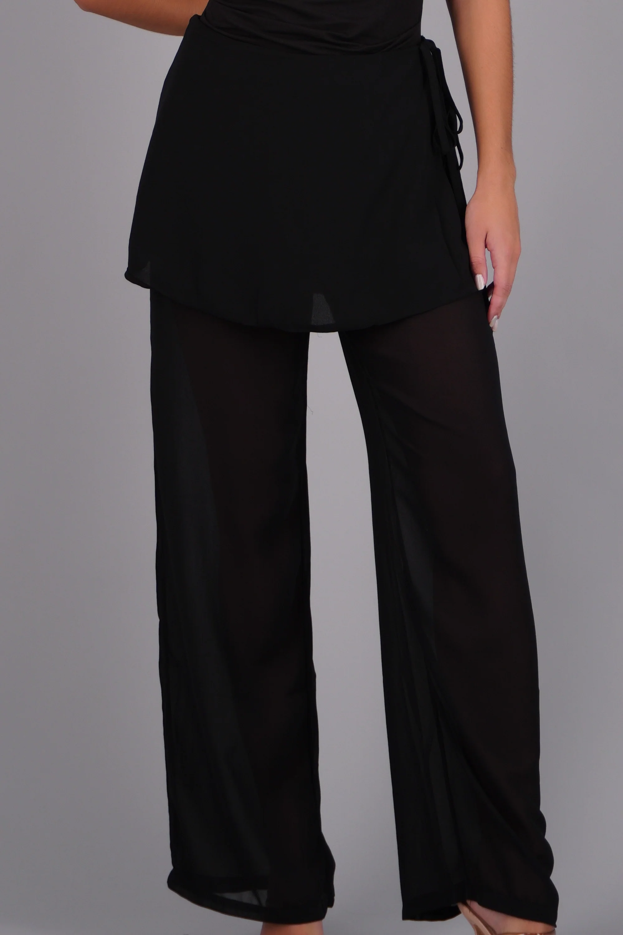Pantalon con falda cruzada - Image 5